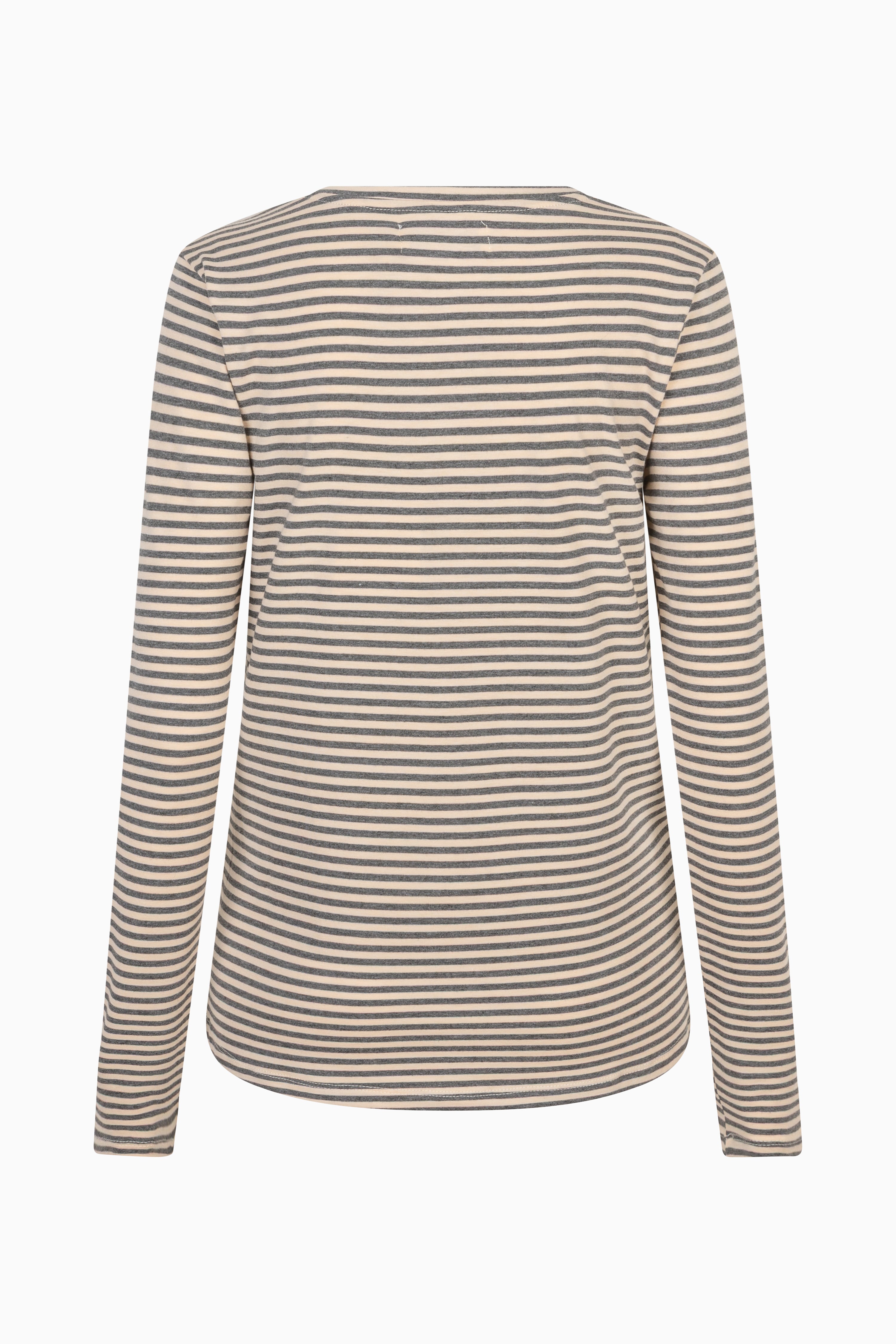 Caleb Striped Tee - Coconut Milk Stripe