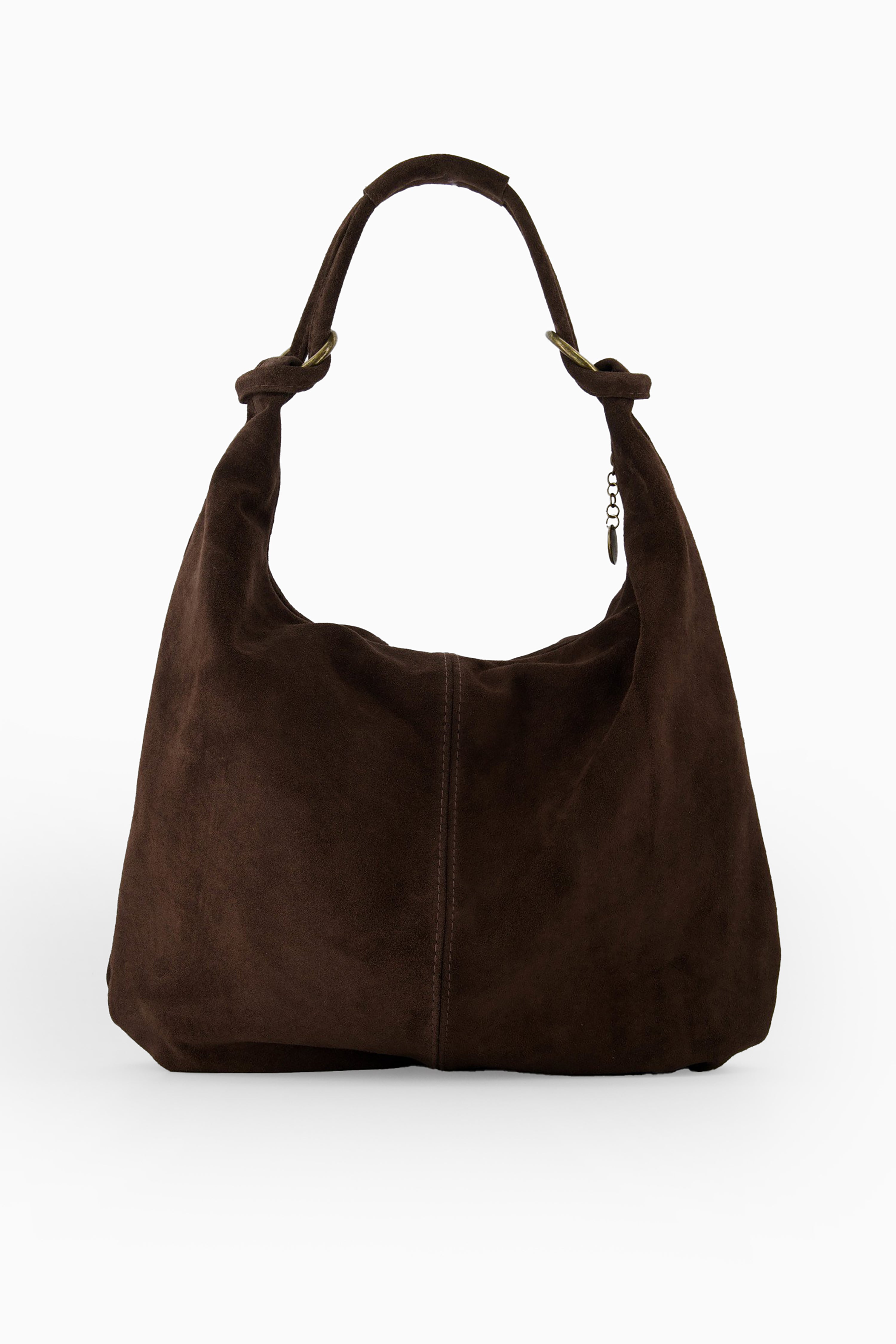 Sarah Bag - Suede Dark Brown