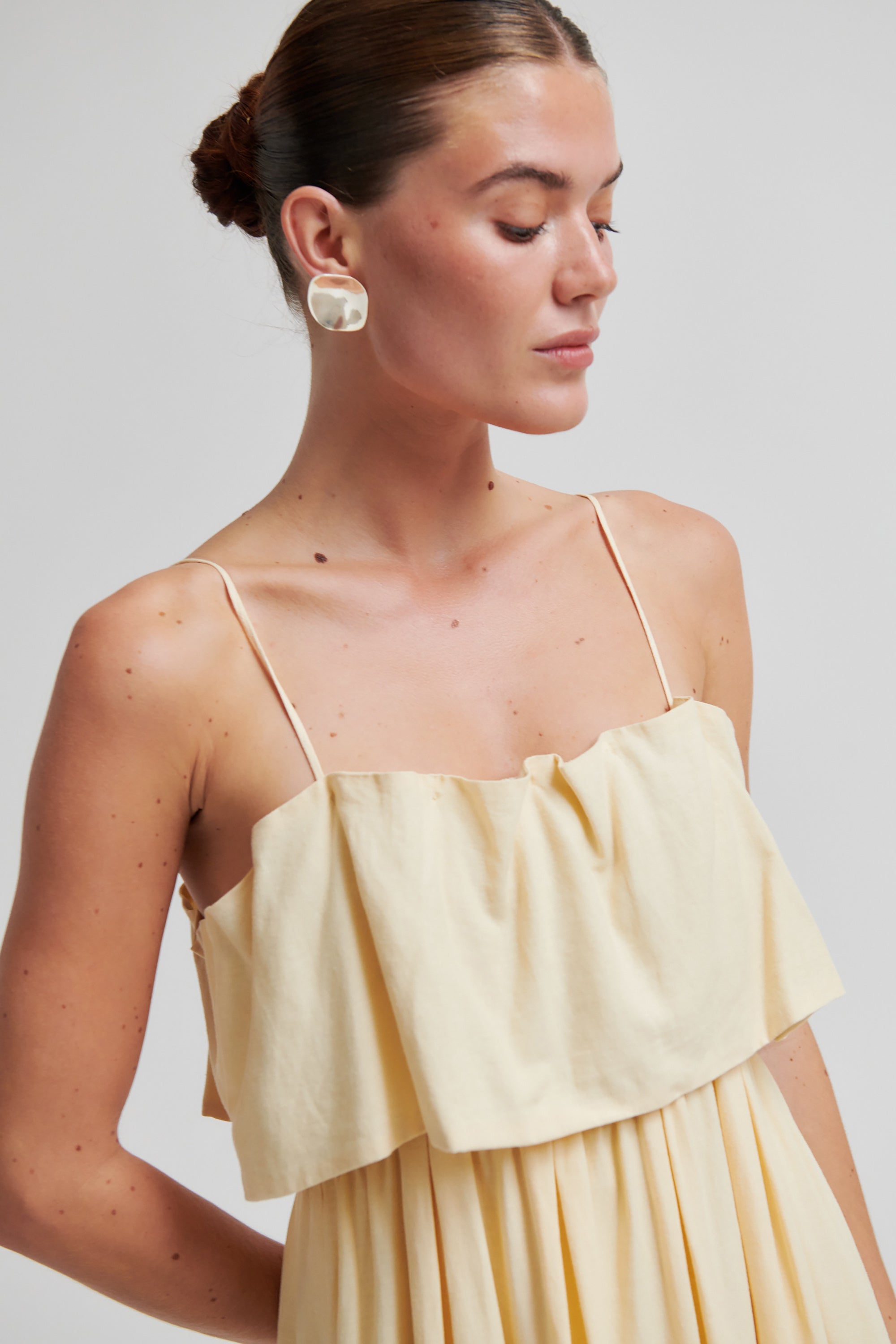 Aie Dress - Alabaster Gleam