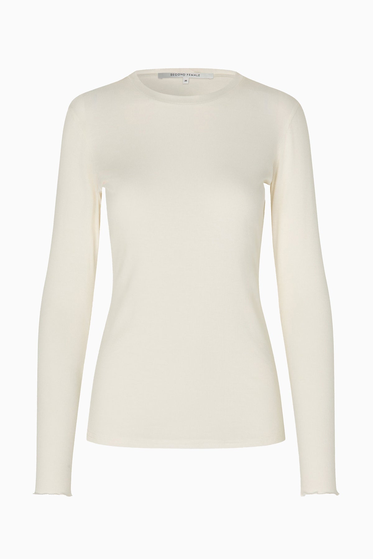 Aubin LS O-Neck Tee - Egret