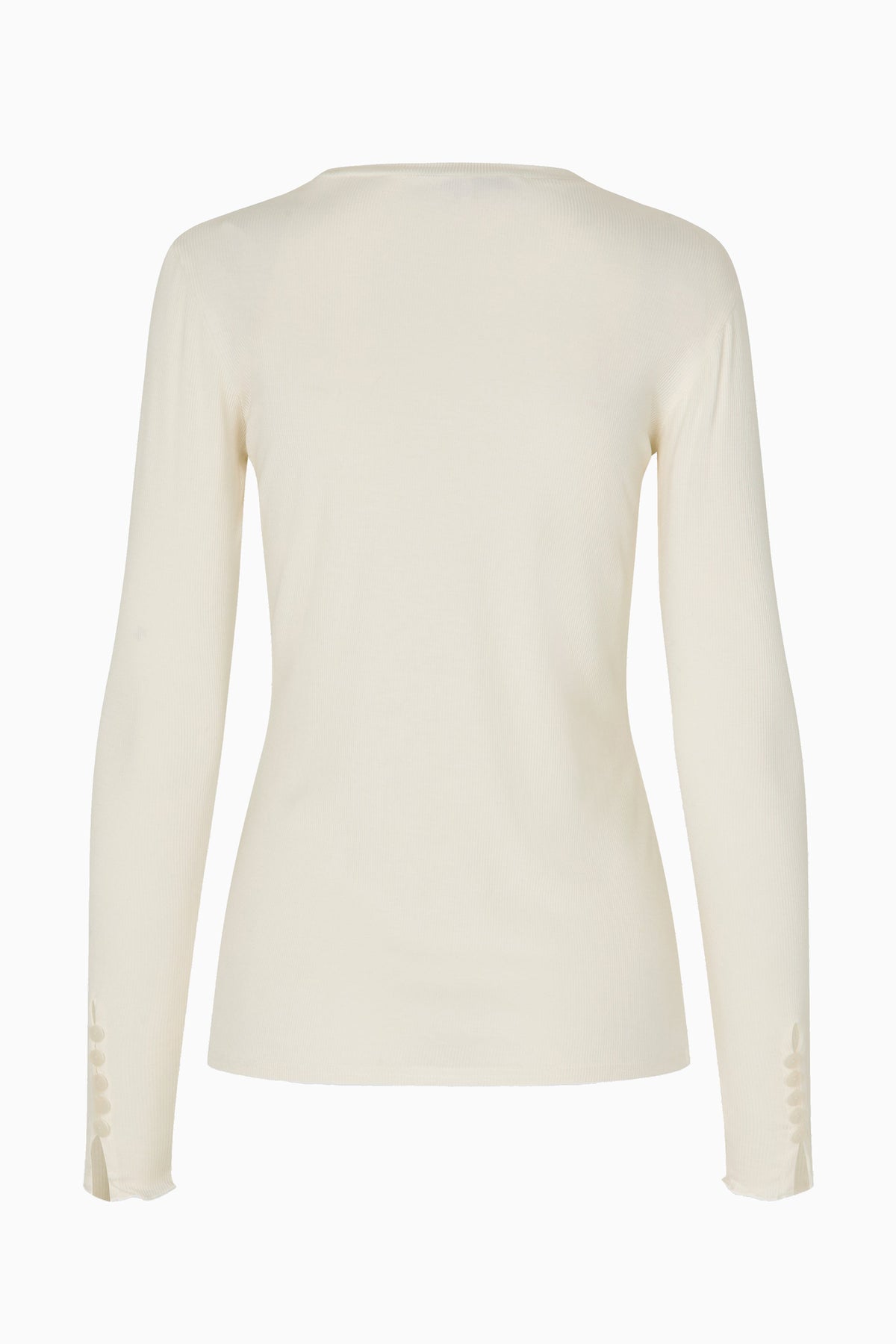 Aubin LS O-Neck Tee - Egret