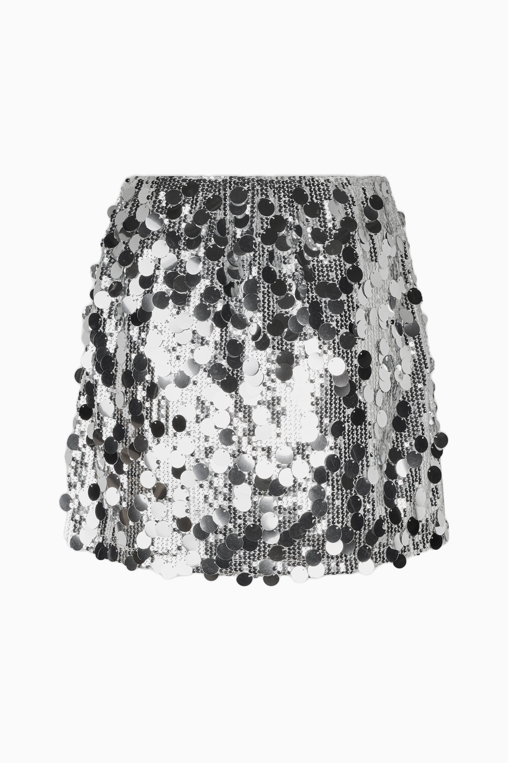 Audra Short Skirt - Silver