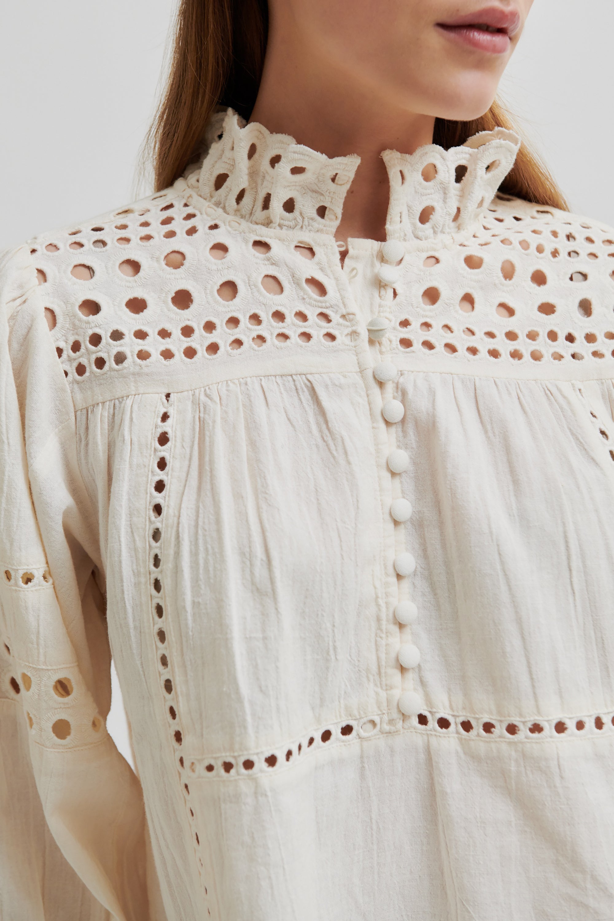 Brunie Blouse - Ecru