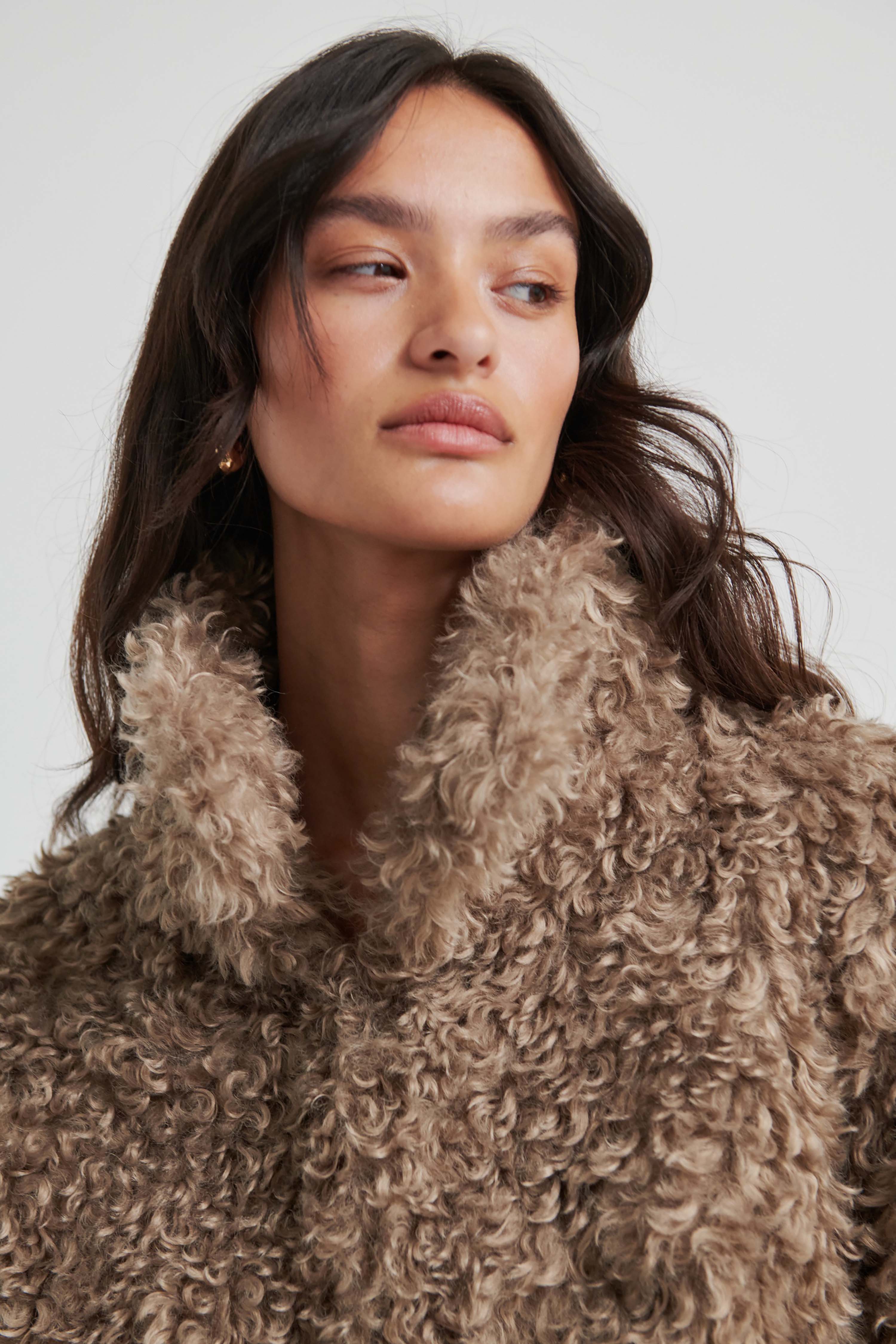 Curlie Jacket - Beige