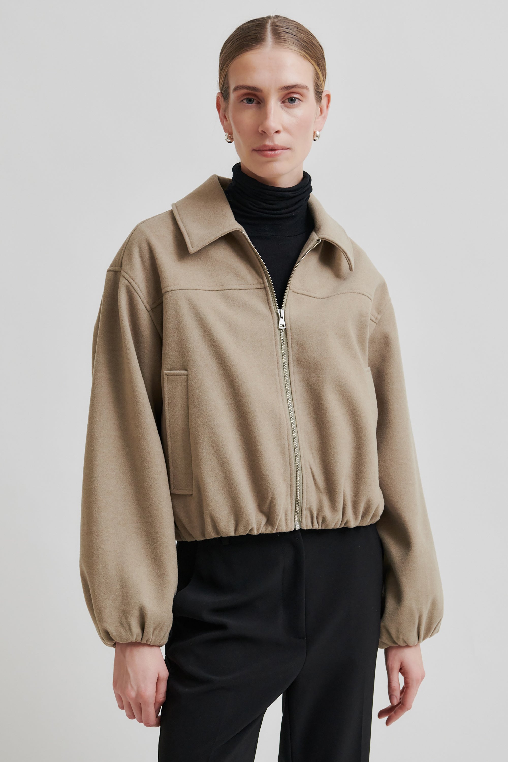 Dexa Jacket - Mid Brown Melange