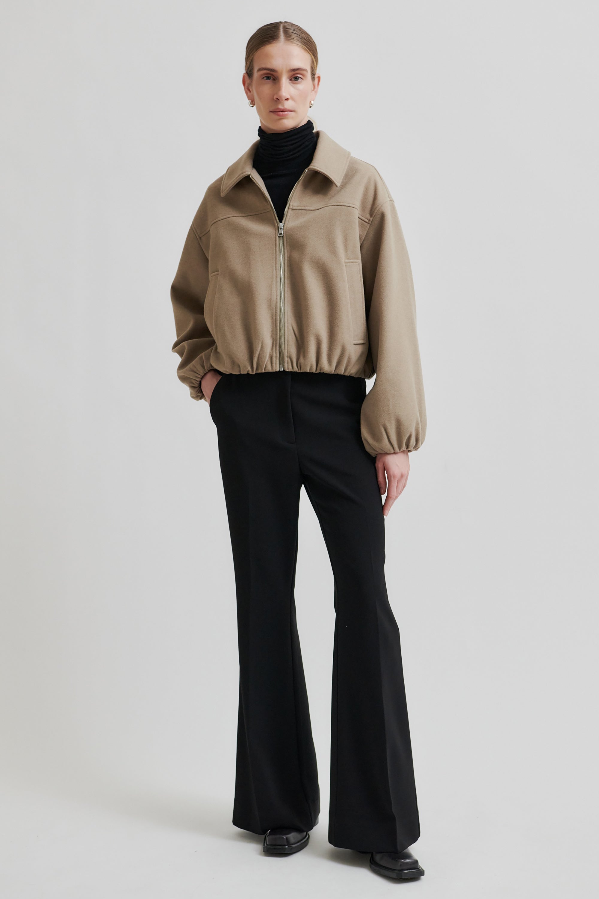 Dexa Jacket - Mid Brown Melange