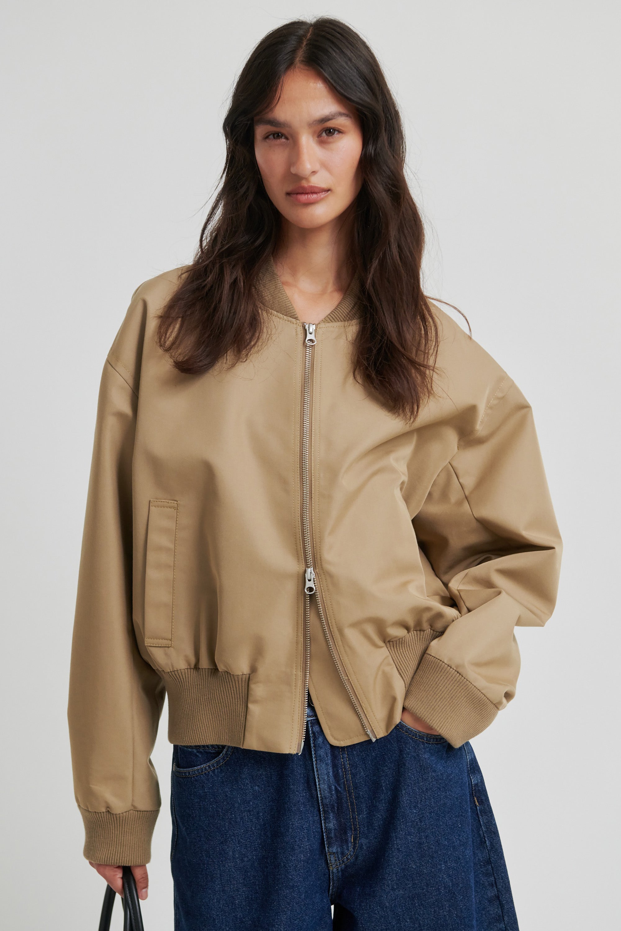 Effye Bomber Jacket - Petrified Oak