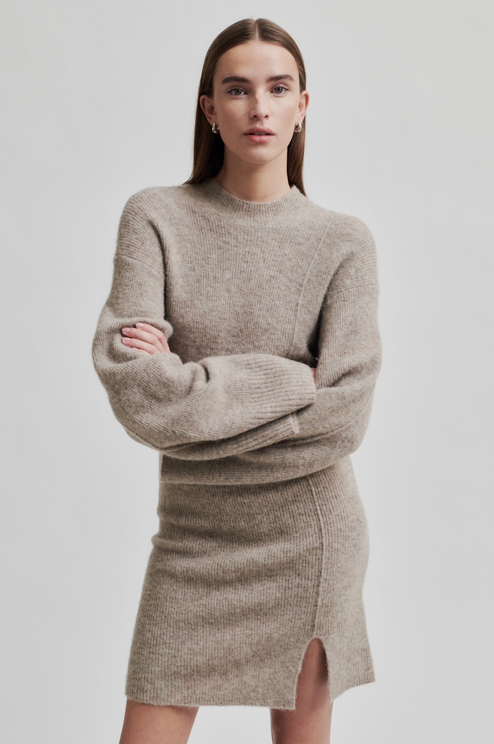  Eya Knit Dress - Roasted Cashew - RUM Amsterdam