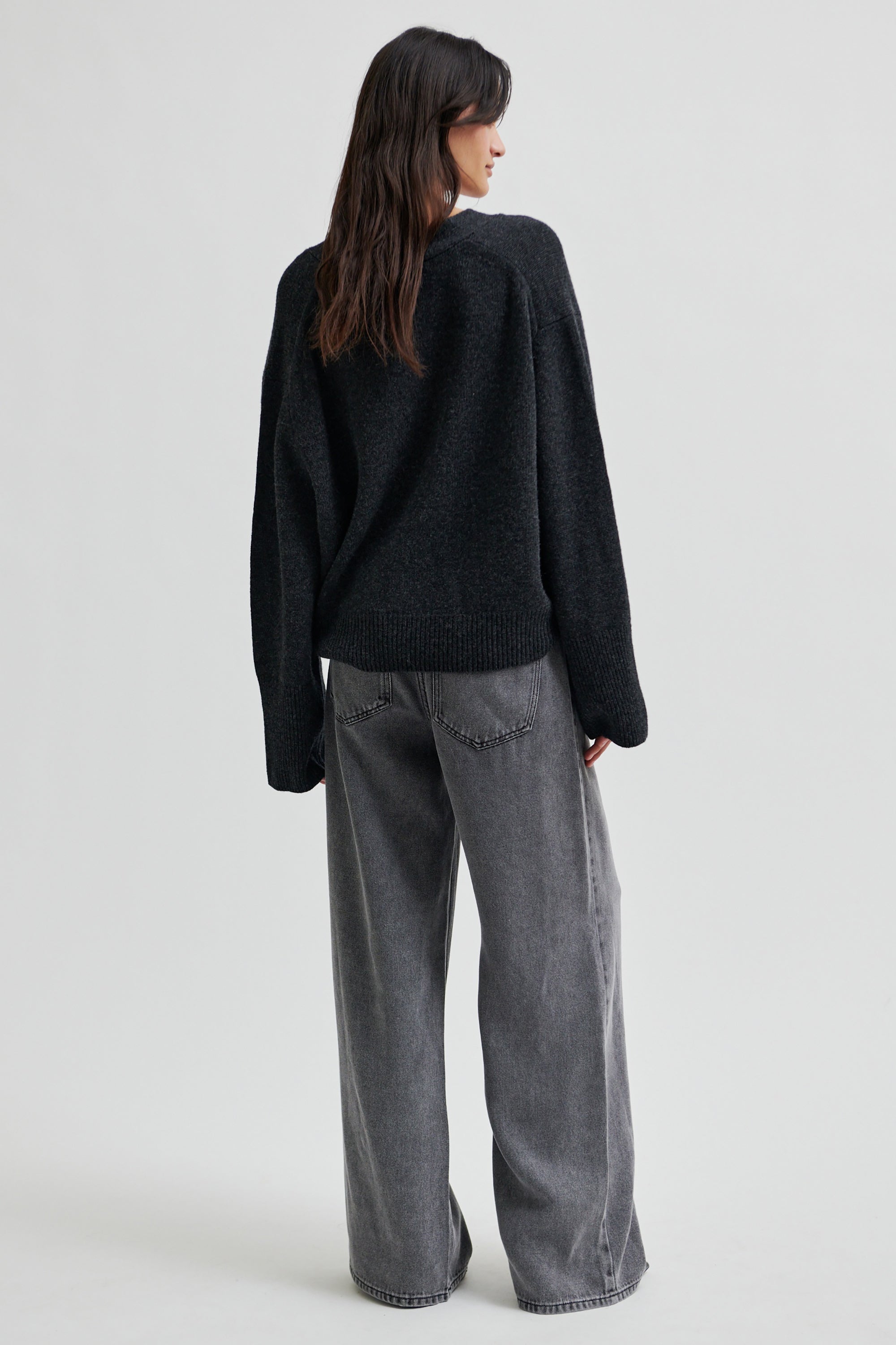 Irvin Denim Jeans - Dark Grey Denim