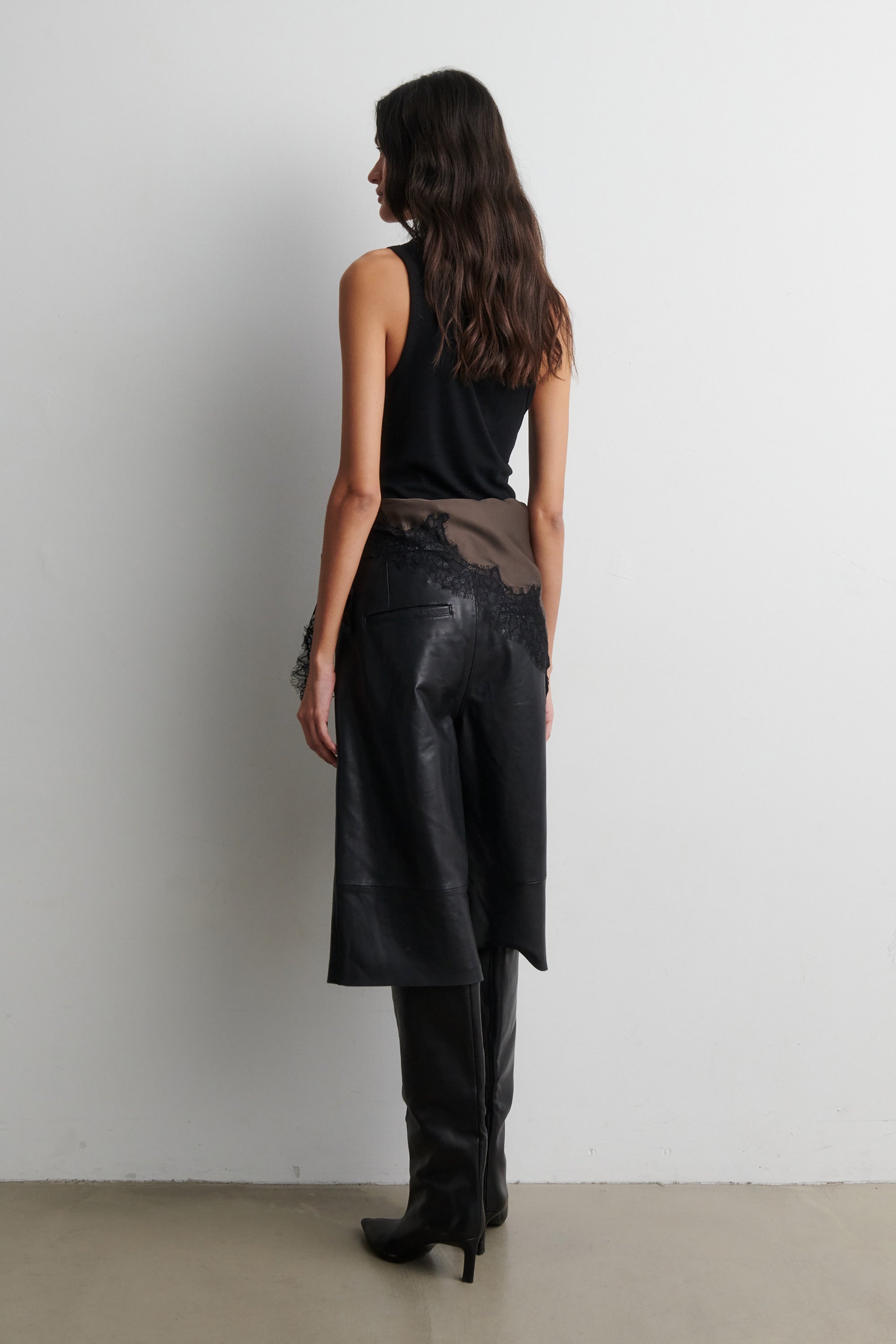 Lacia Contrast Hip Scarf - Wren