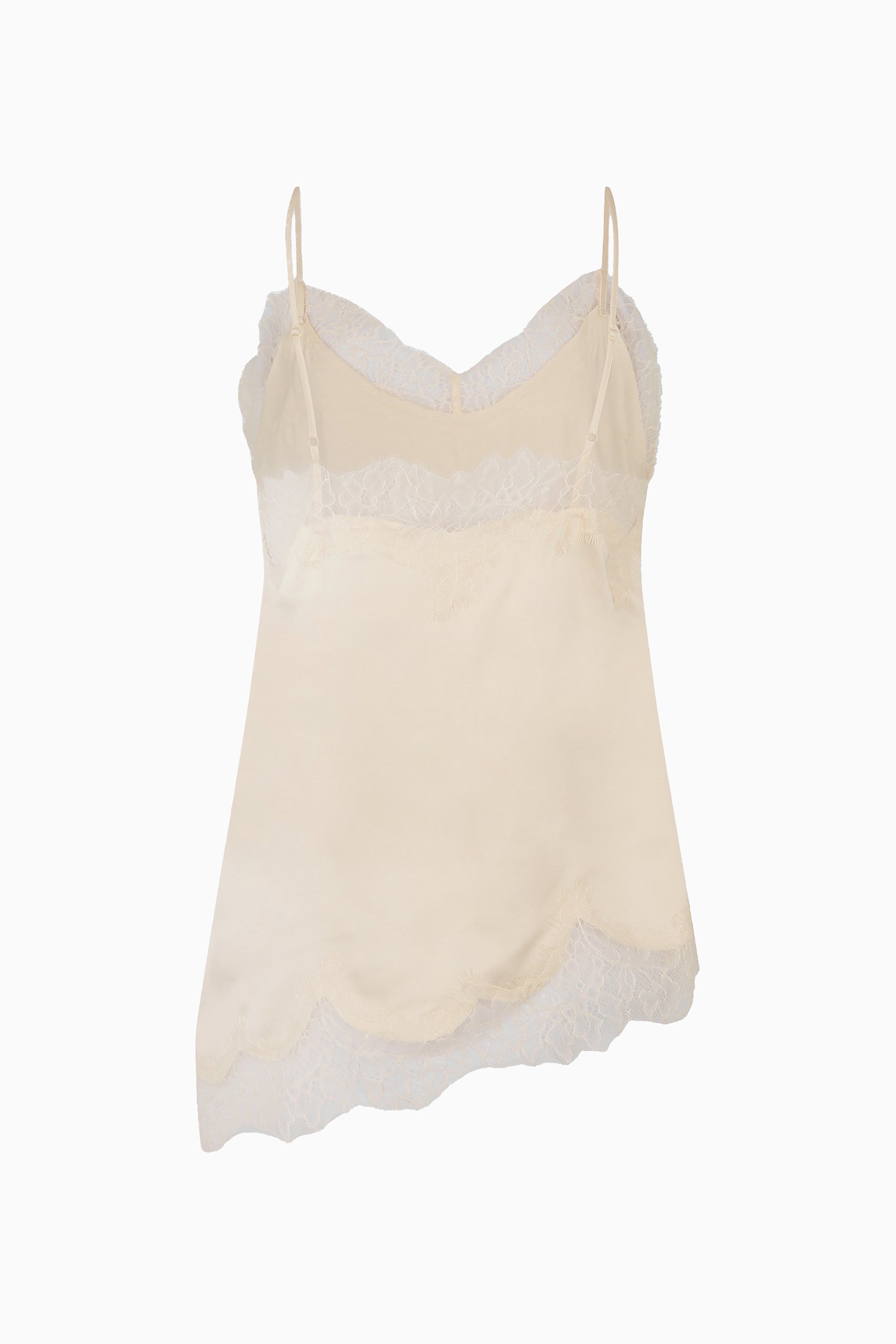 Lacia Contrast Strap Top - Cream