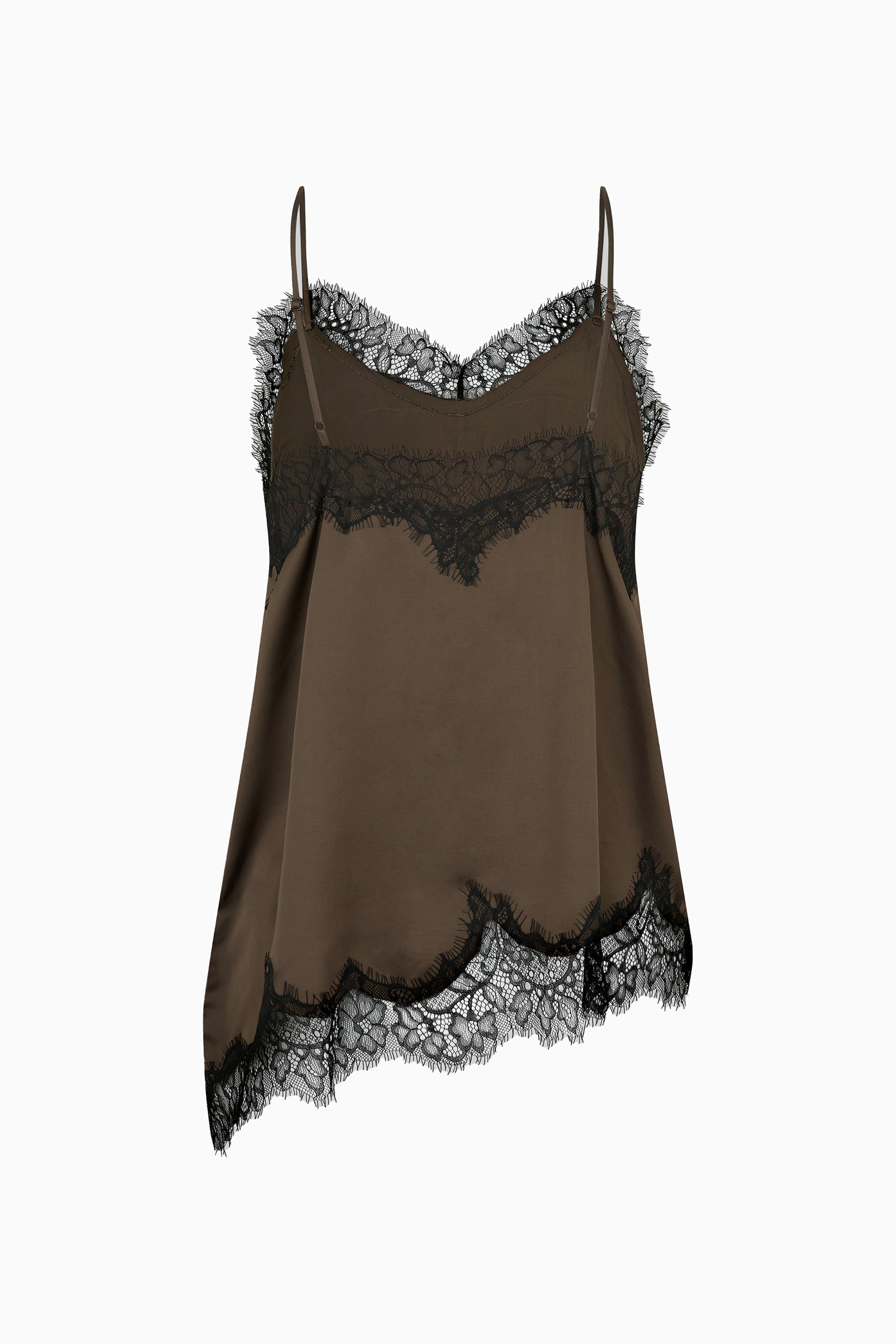 Lacia Contrast Strap Top - Wren