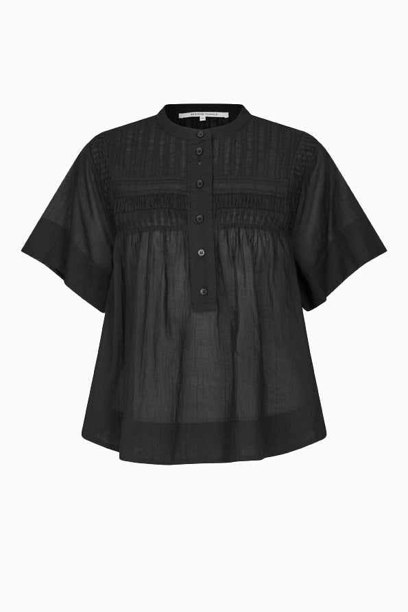  Maise SS Blouse - Black - RUM Amsterdam