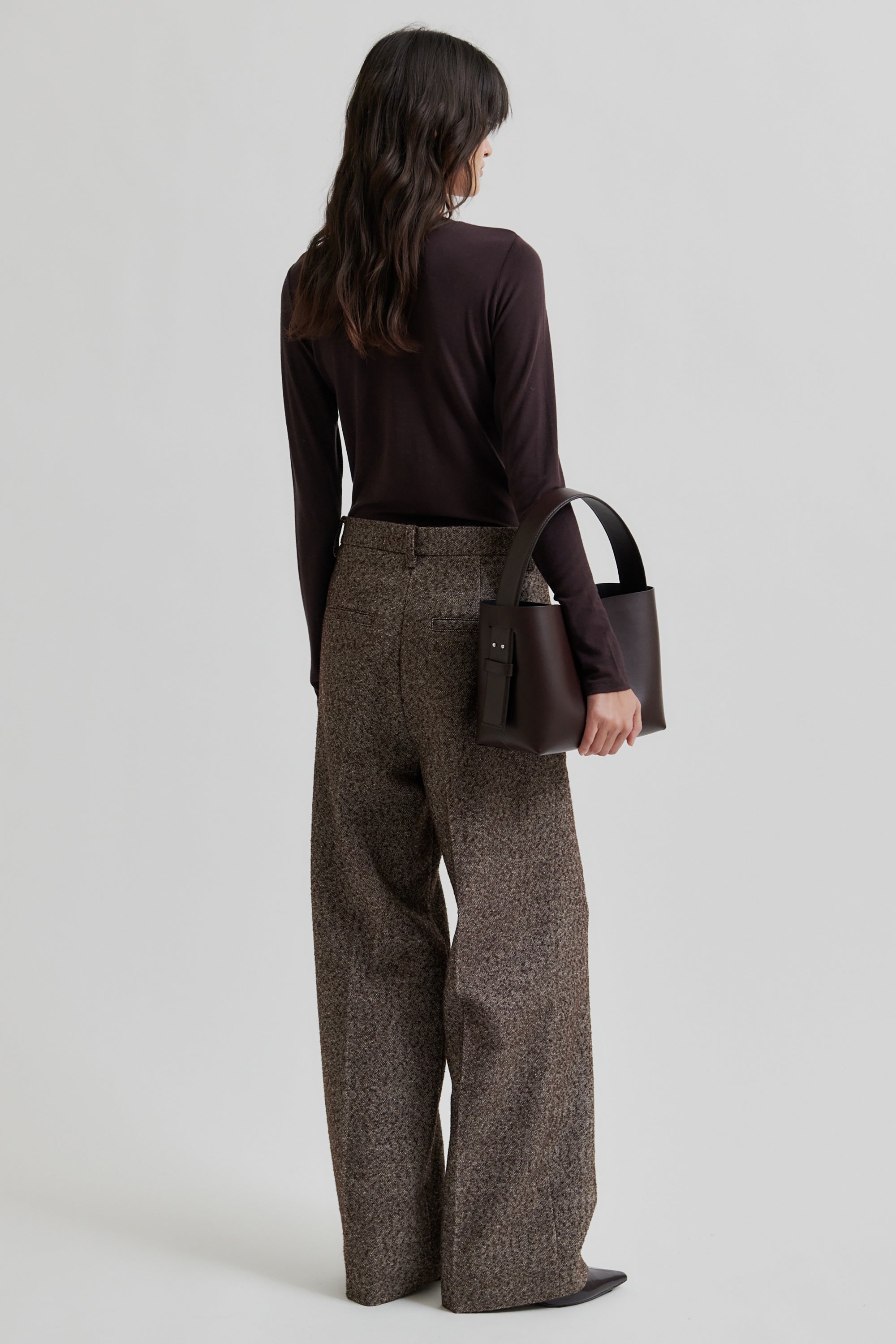 Matima O-Neck Tee - Chocolate Plum