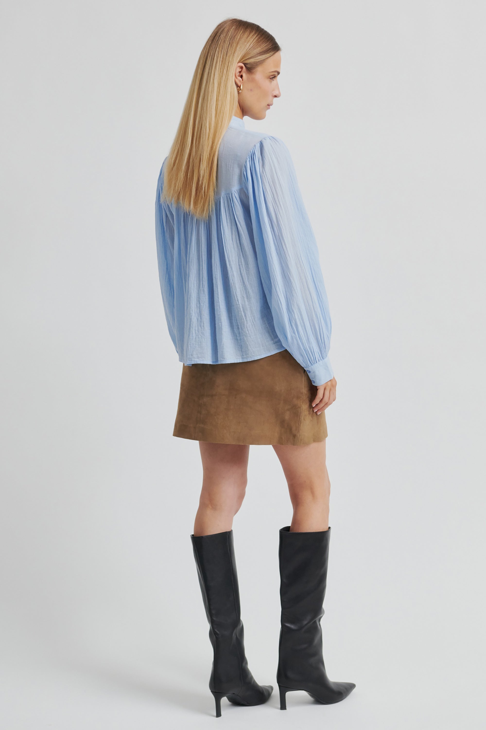 Ottilia Blouse - Halogen Blue