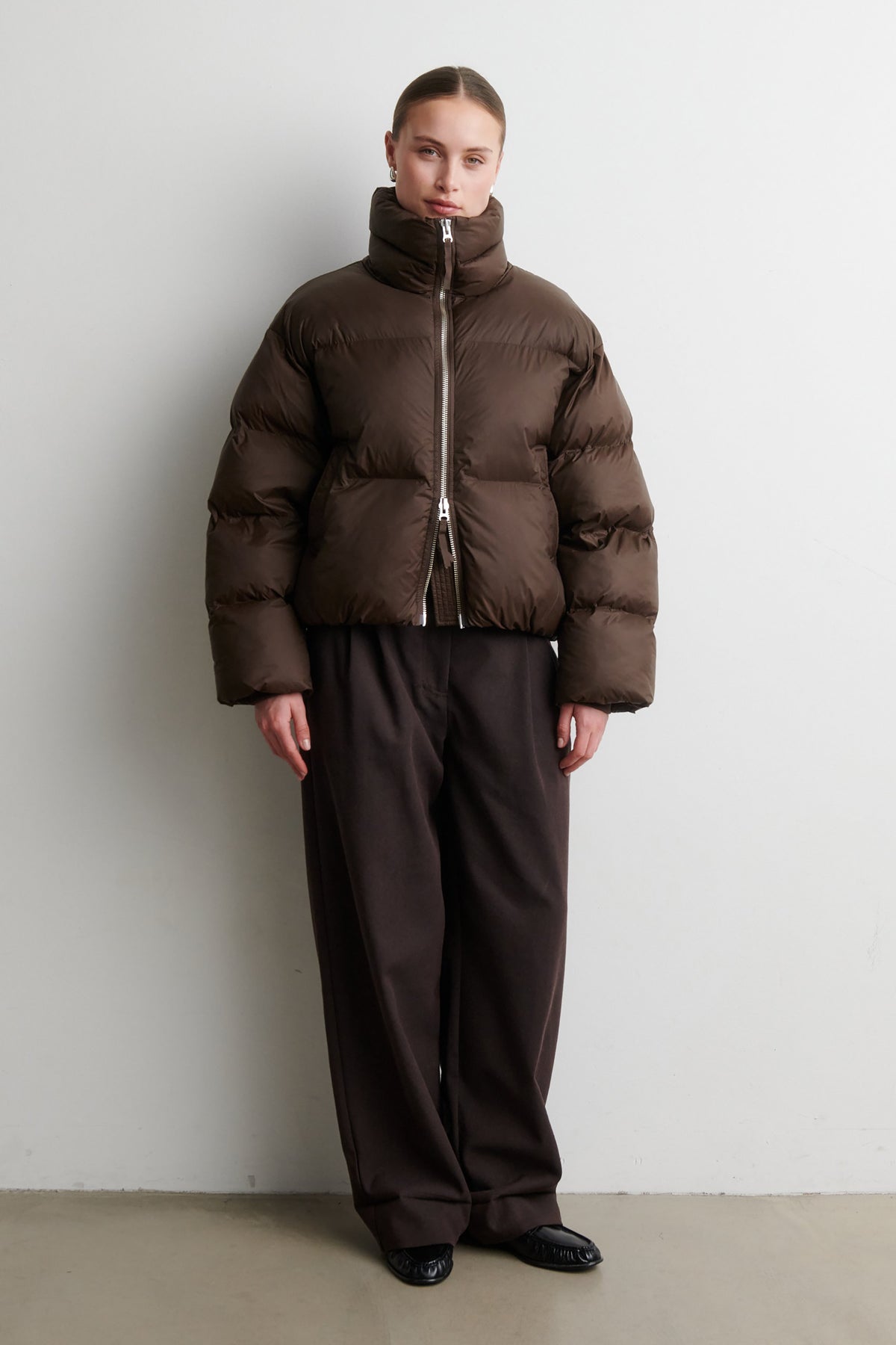 Riya Puffer Jacket - Demitasse