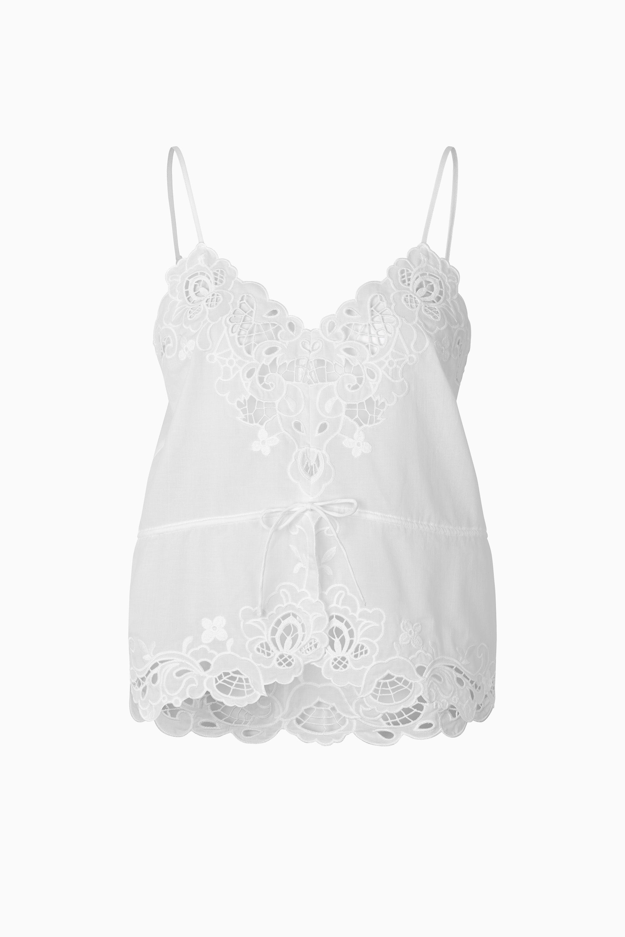 Shia Strap Top - White
