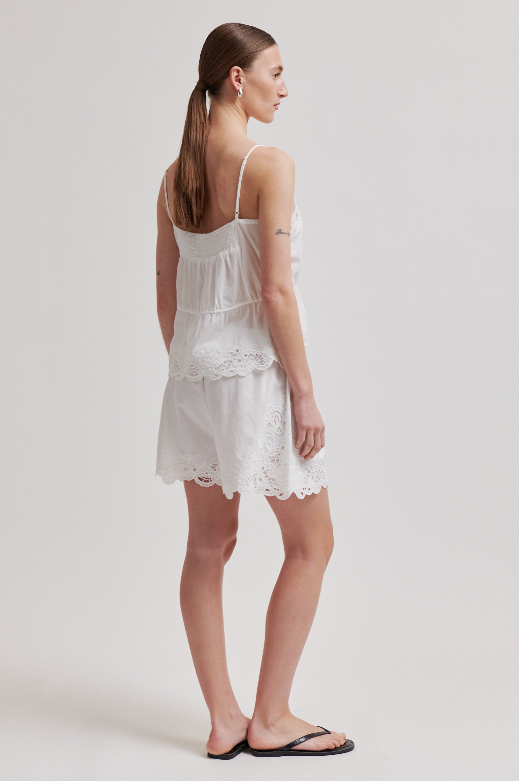 Shia Strap Top - White