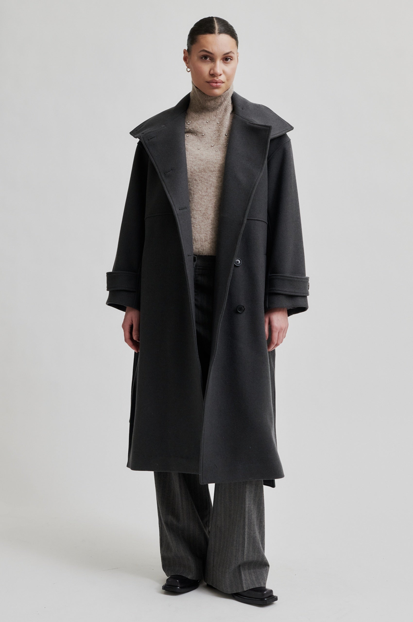 Second Female Sogani Coat - Volcanic Ash - RUM Amsterdam