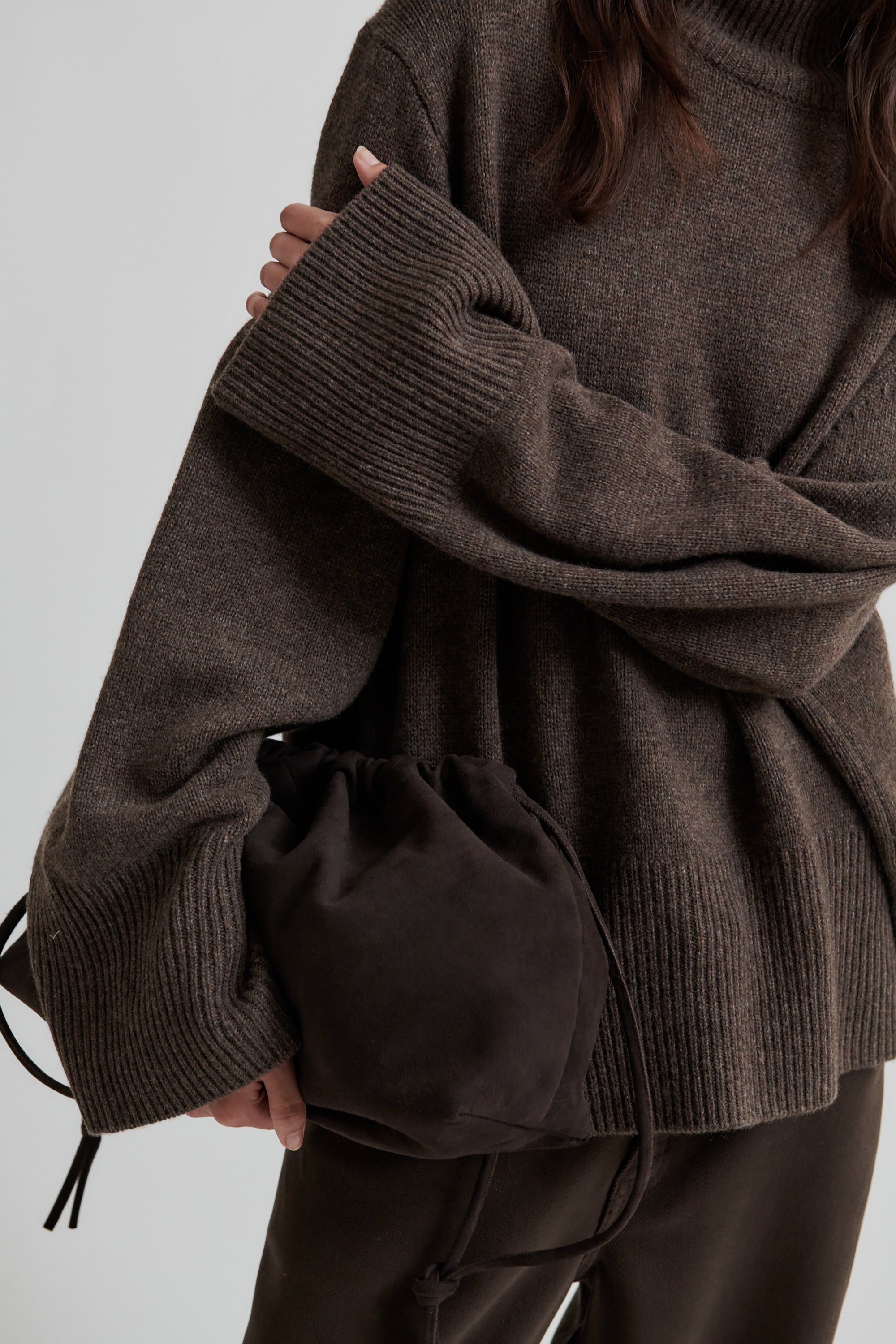 Suede Leather Bag - Delicioso