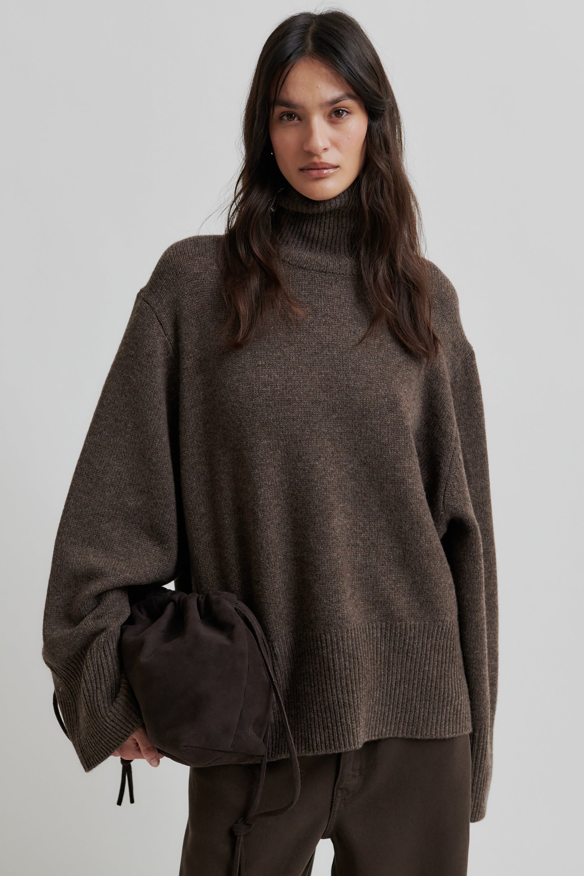 Suede Leather Bag - Delicioso
