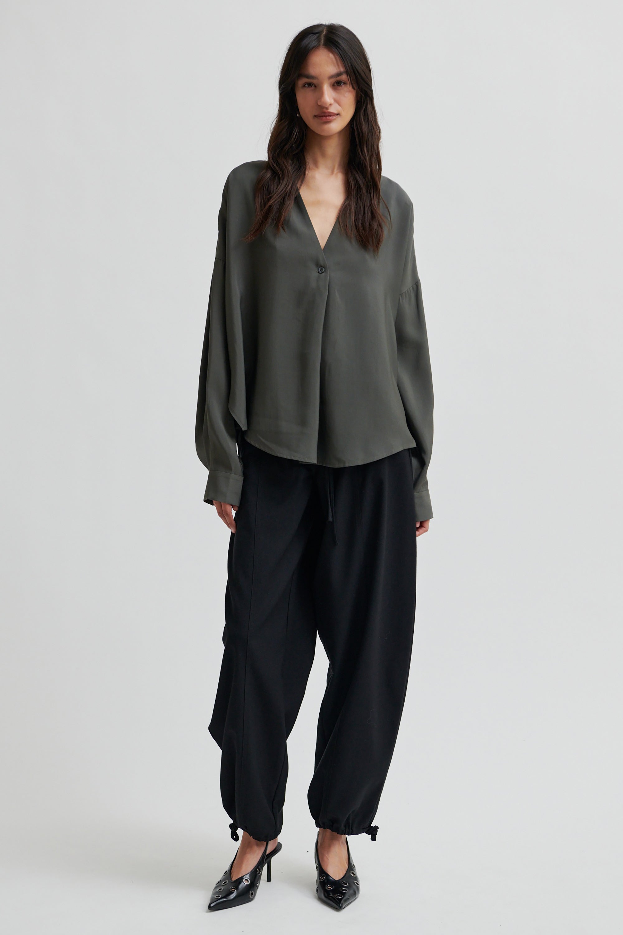 Timeline Blouse - Beluga