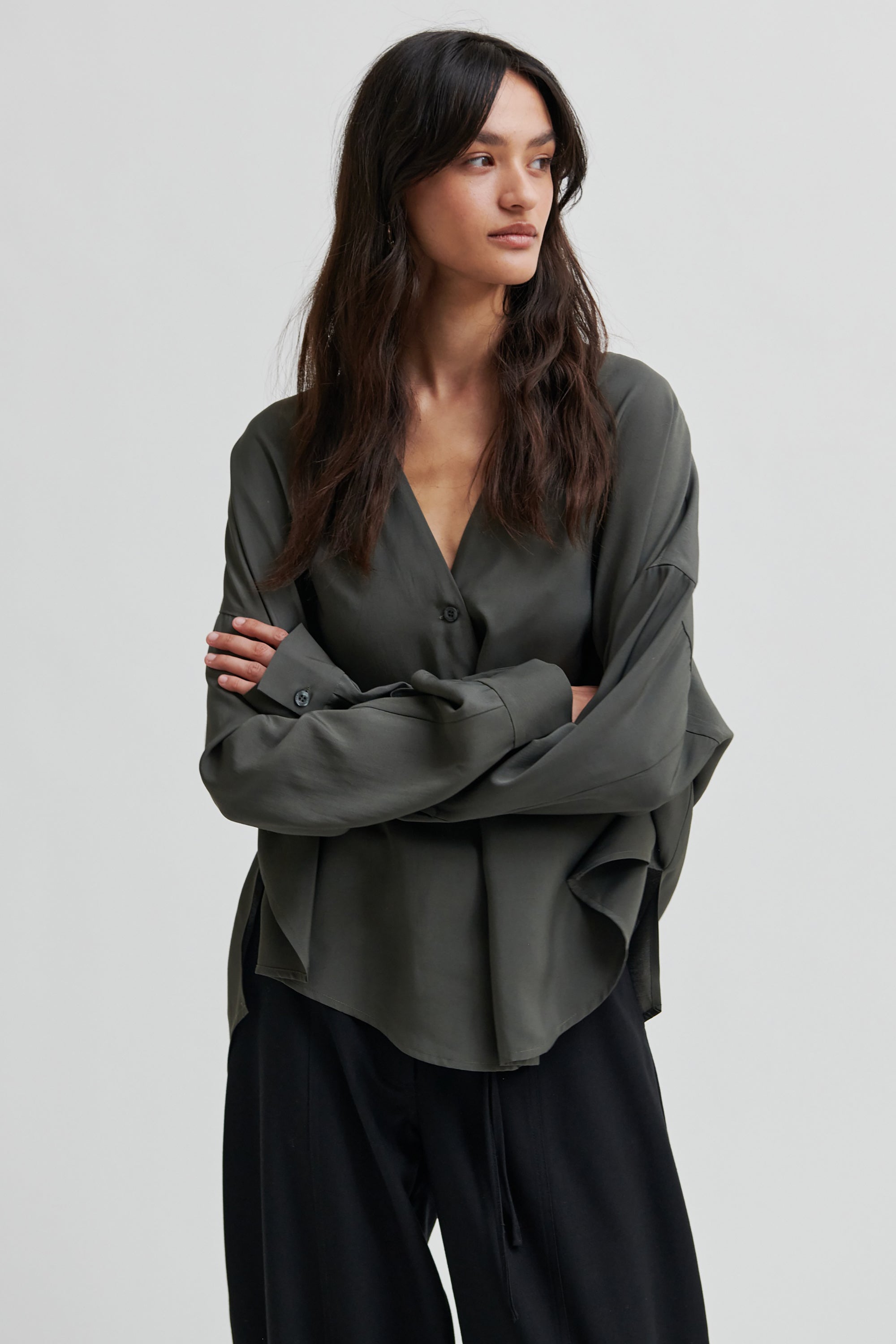 Timeline Blouse - Beluga