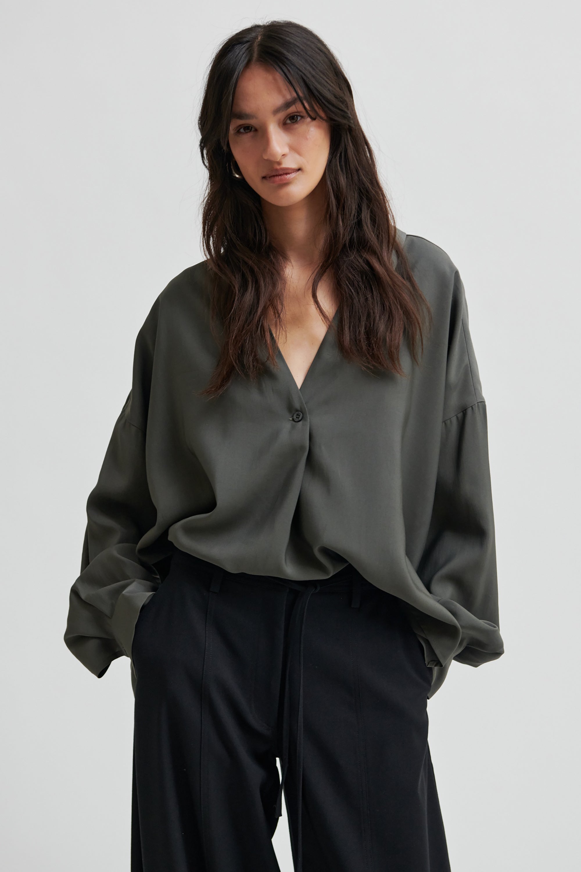 Timeline Blouse - Beluga