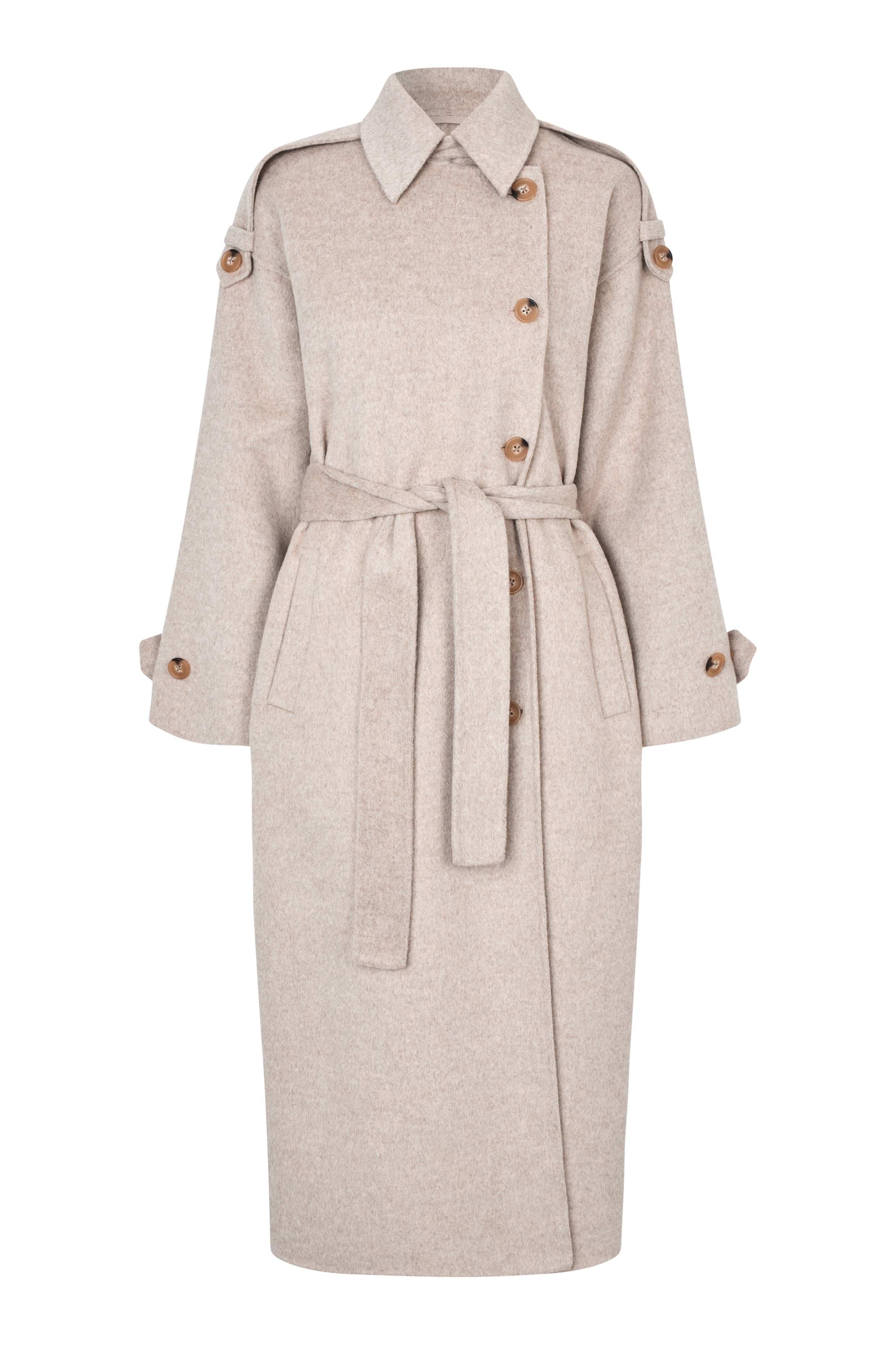 Second Female Walance New Coat - Beige Melange - RUM Amsterdam