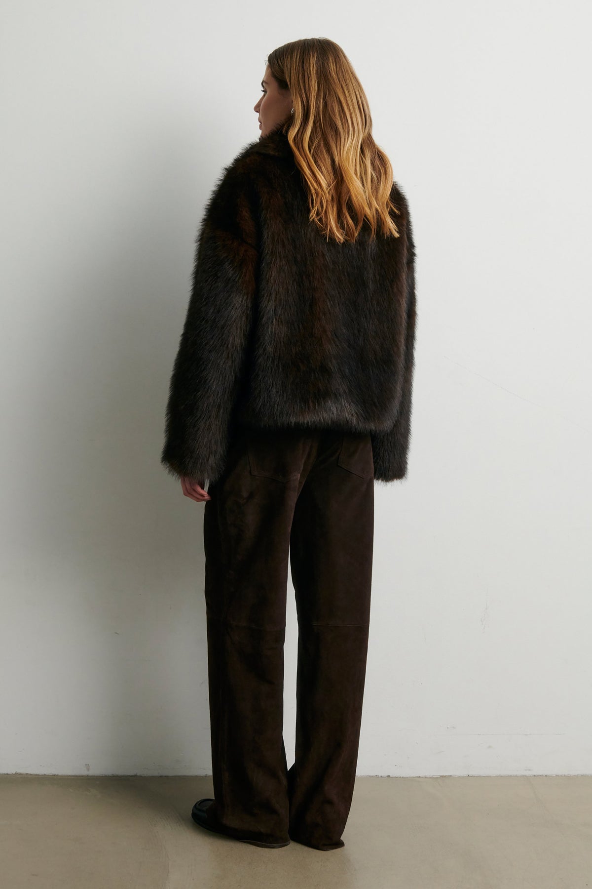 Zonie Suede Jeans - Demitasse