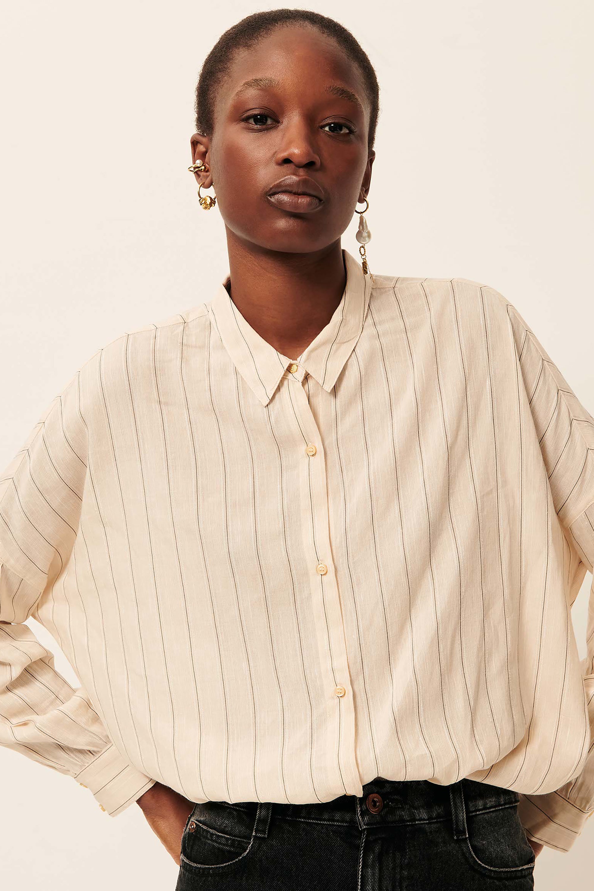 Botan Shirt - Sandblack