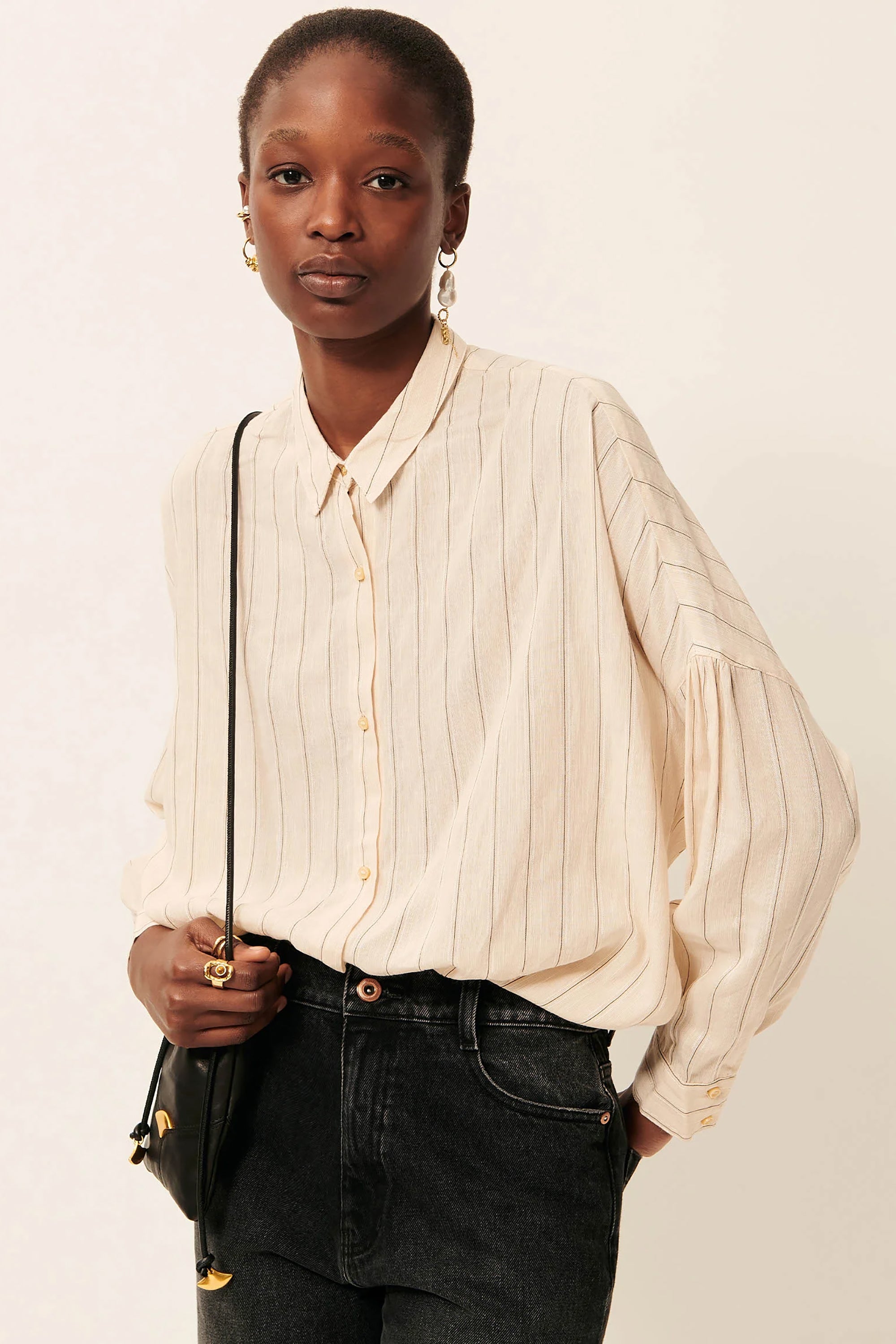 Botan Shirt - Sandblack