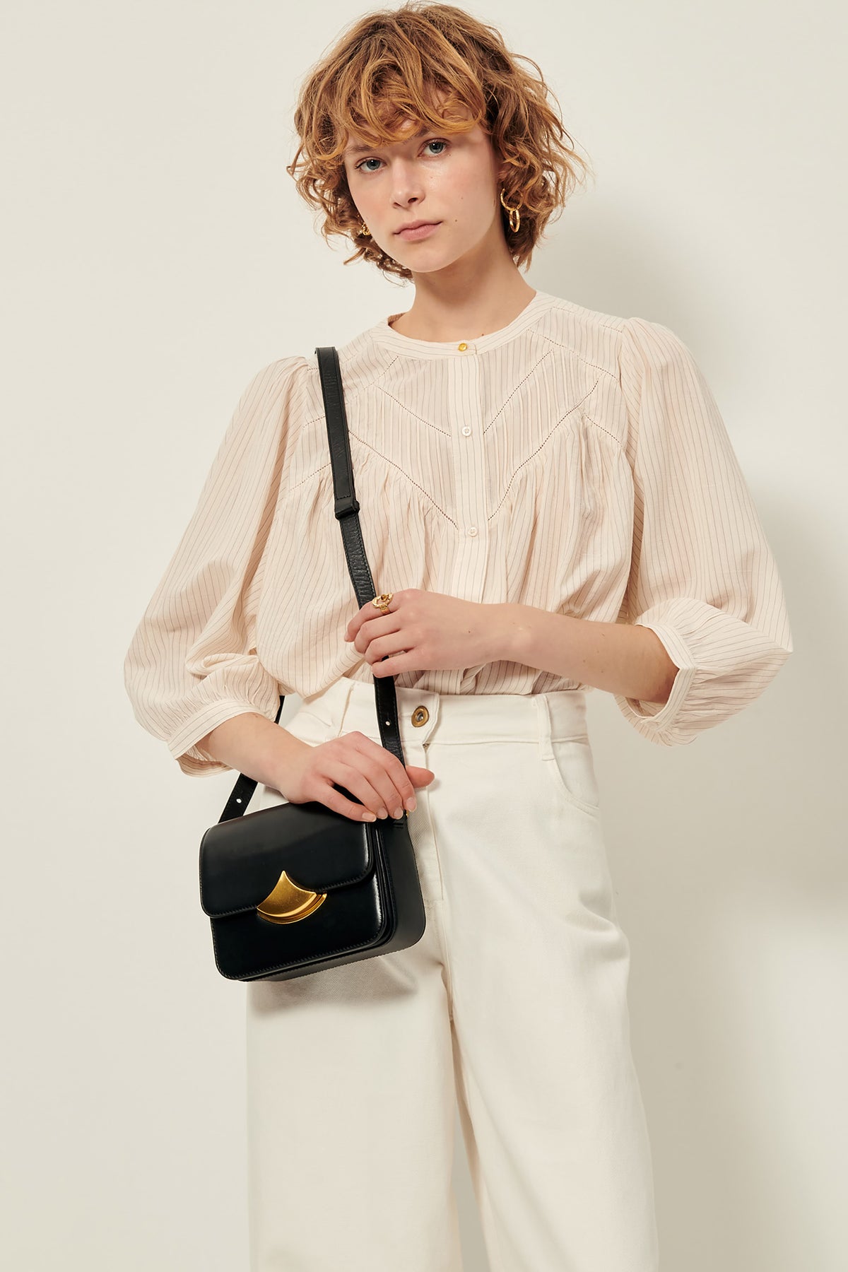 Savi Blouse - Sandblack