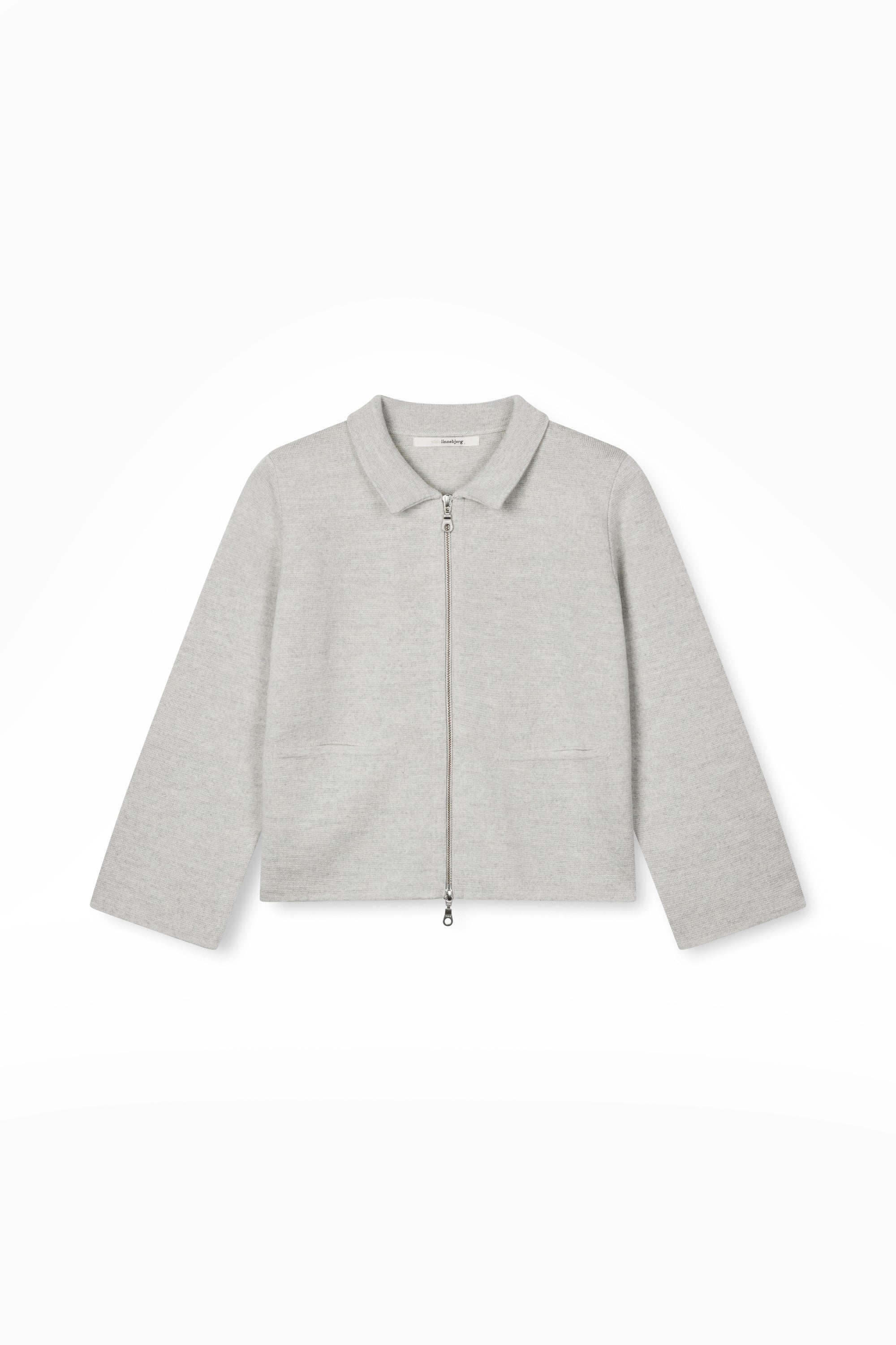  Giselle Cardigan - Light Melange Grey - RUM Amsterdam