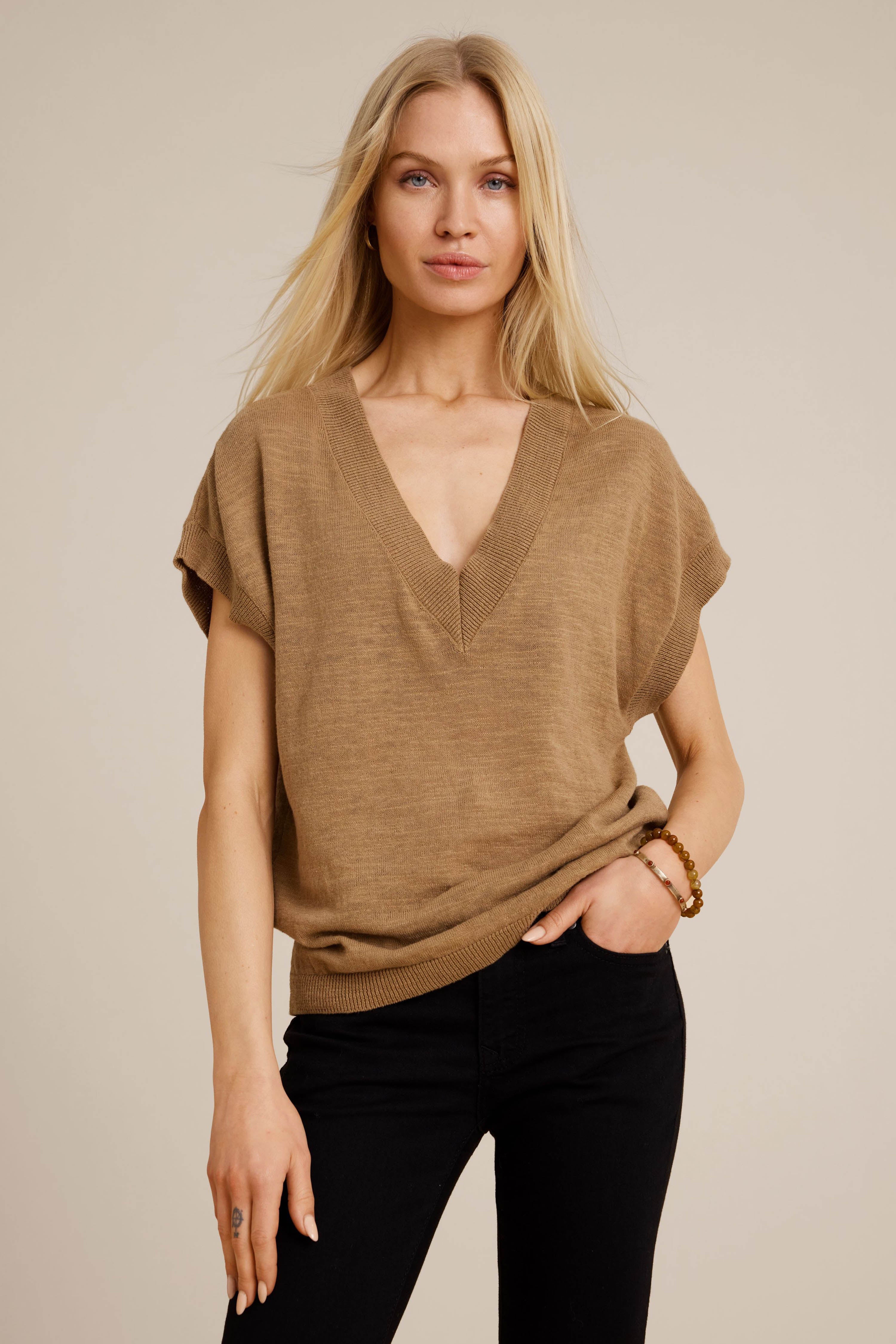  Isolde Top - Camel - RUM Amsterdam