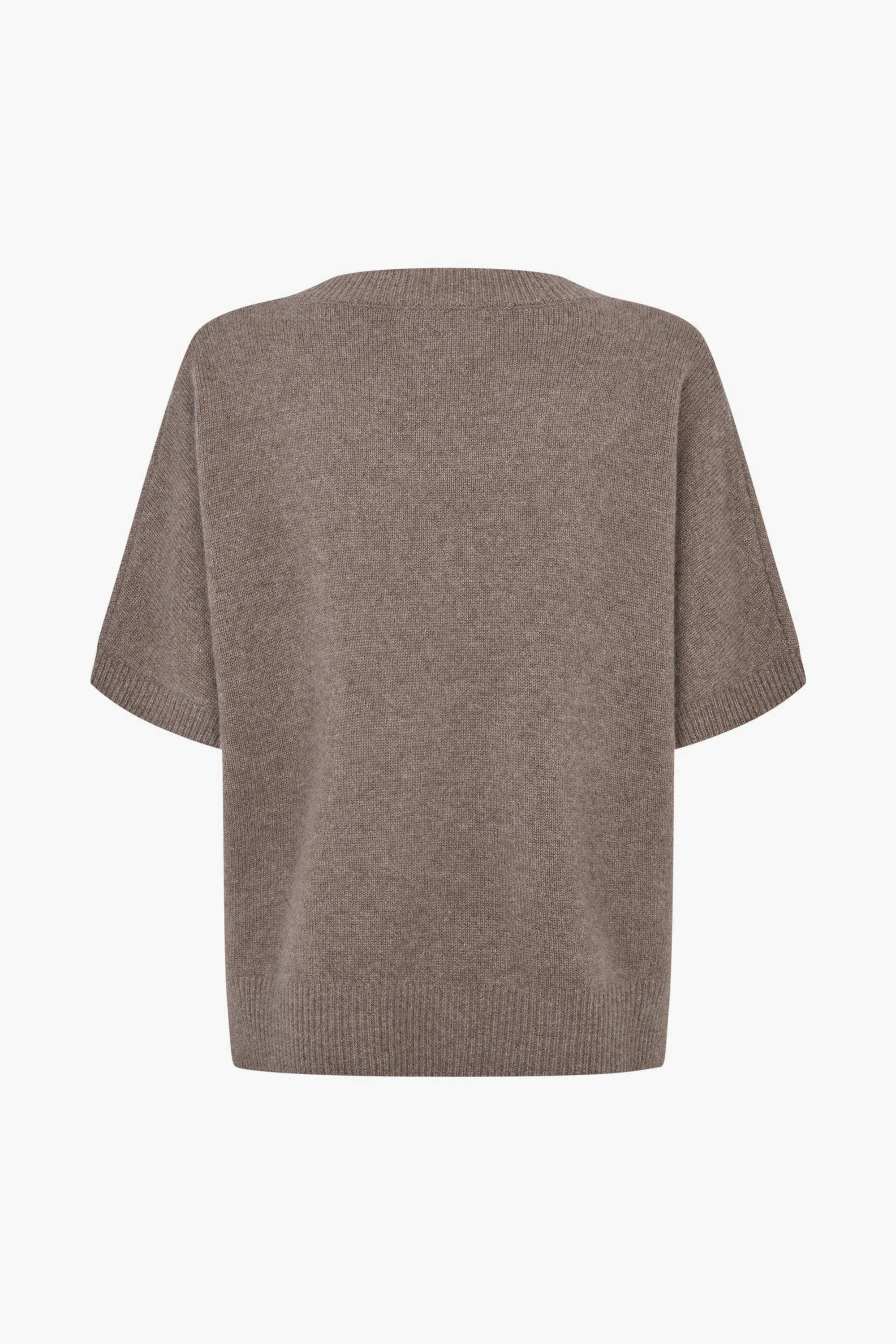 Helle Top - Brown Taupe Melange