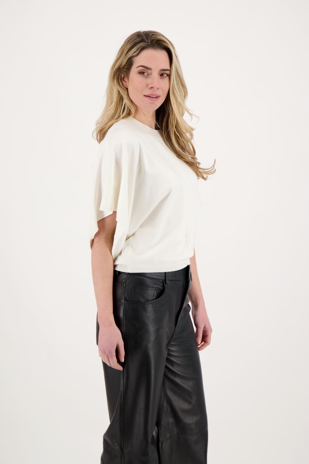 Suzette Top Knitted - Cream