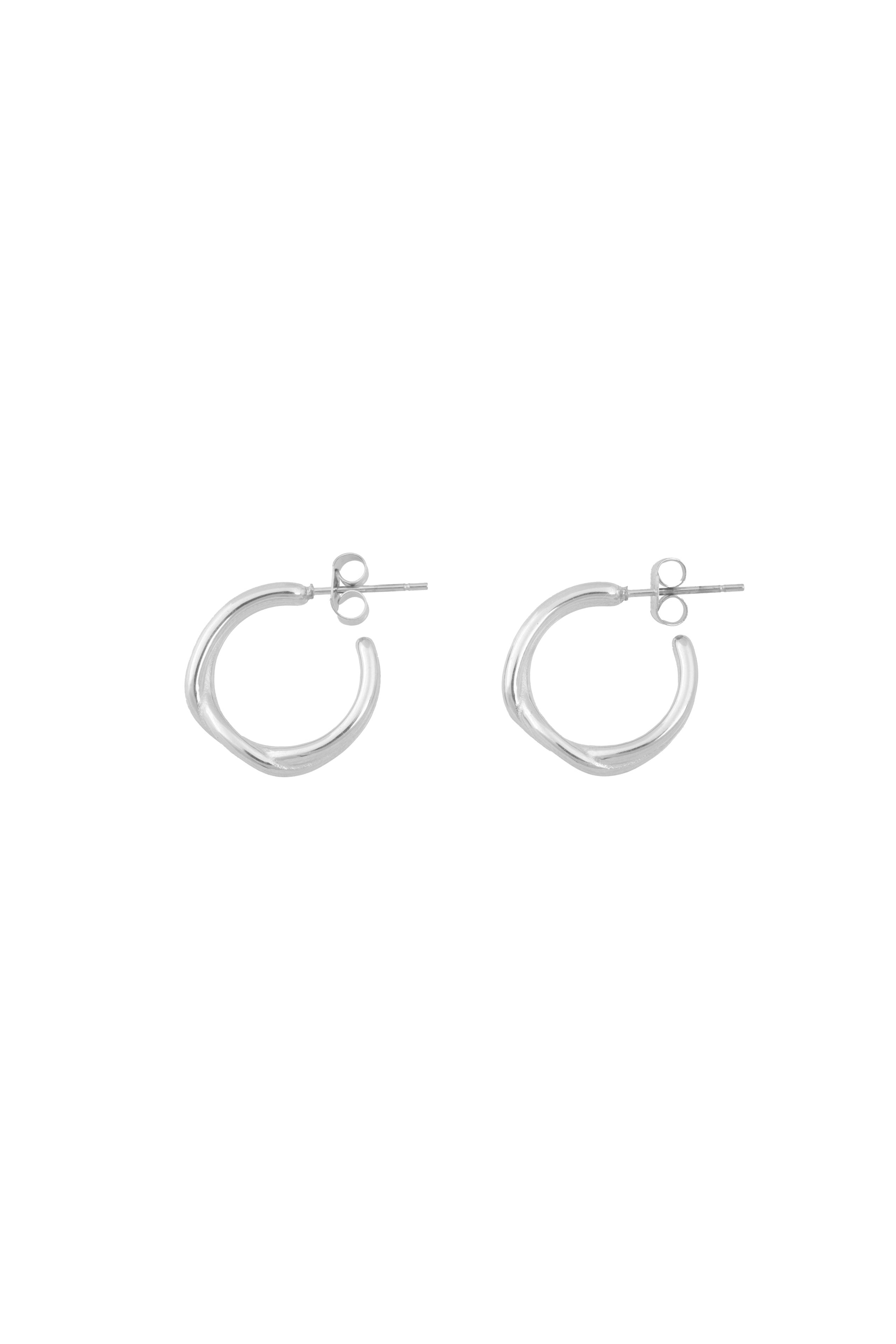 Twine Earrings - Silver