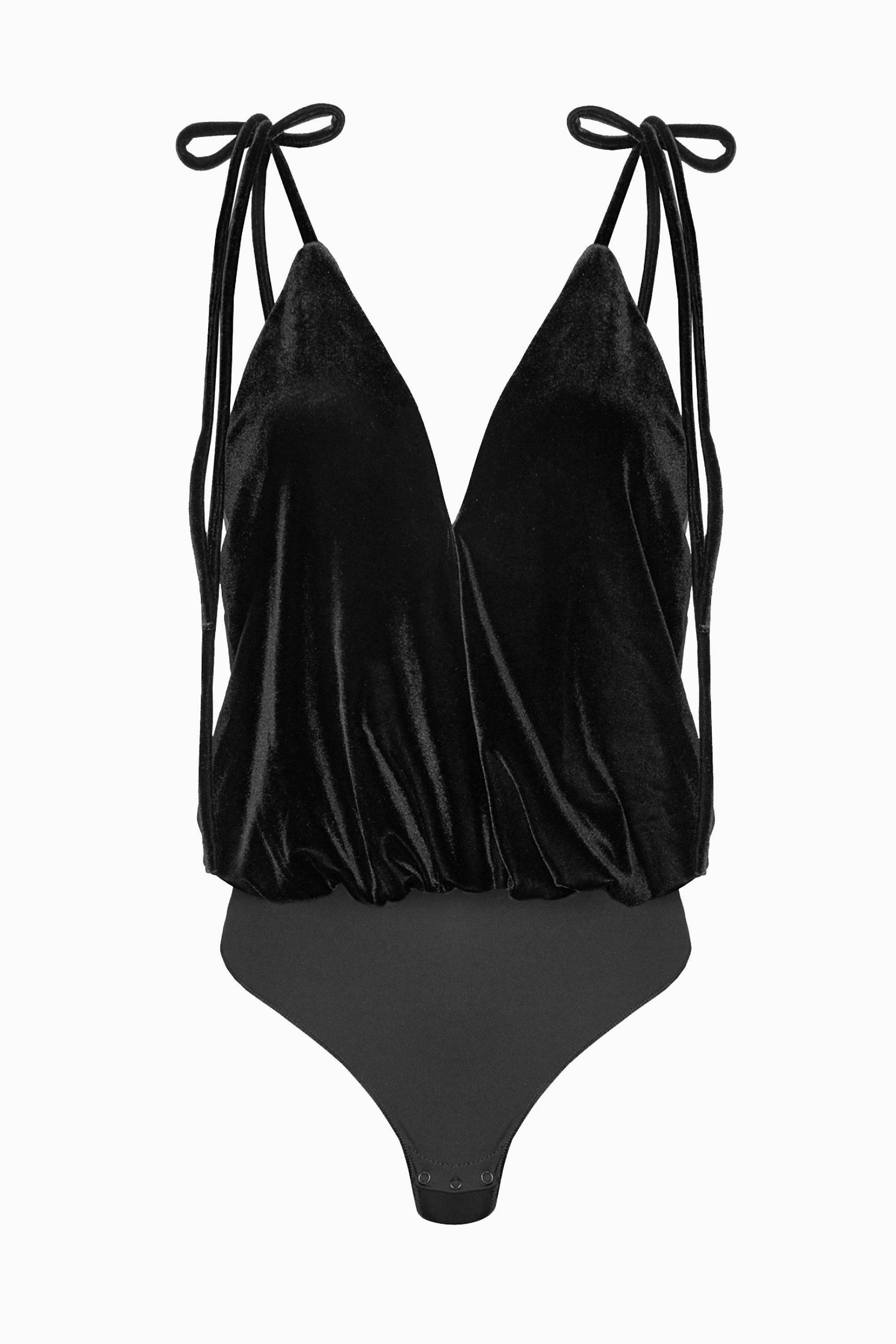 Once in a Blue Moon Bodysuit - Black