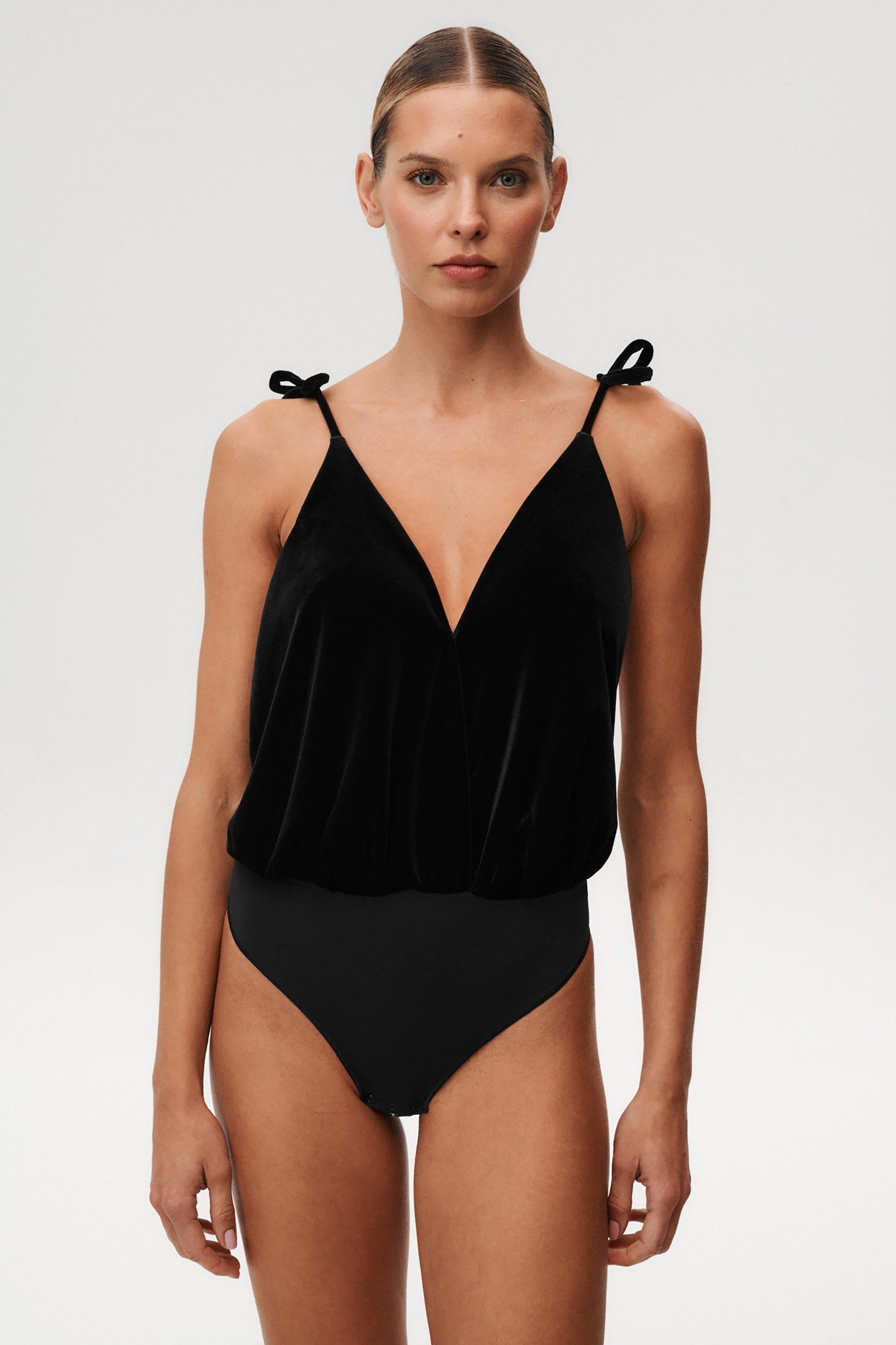 Once in a Blue Moon Bodysuit - Black
