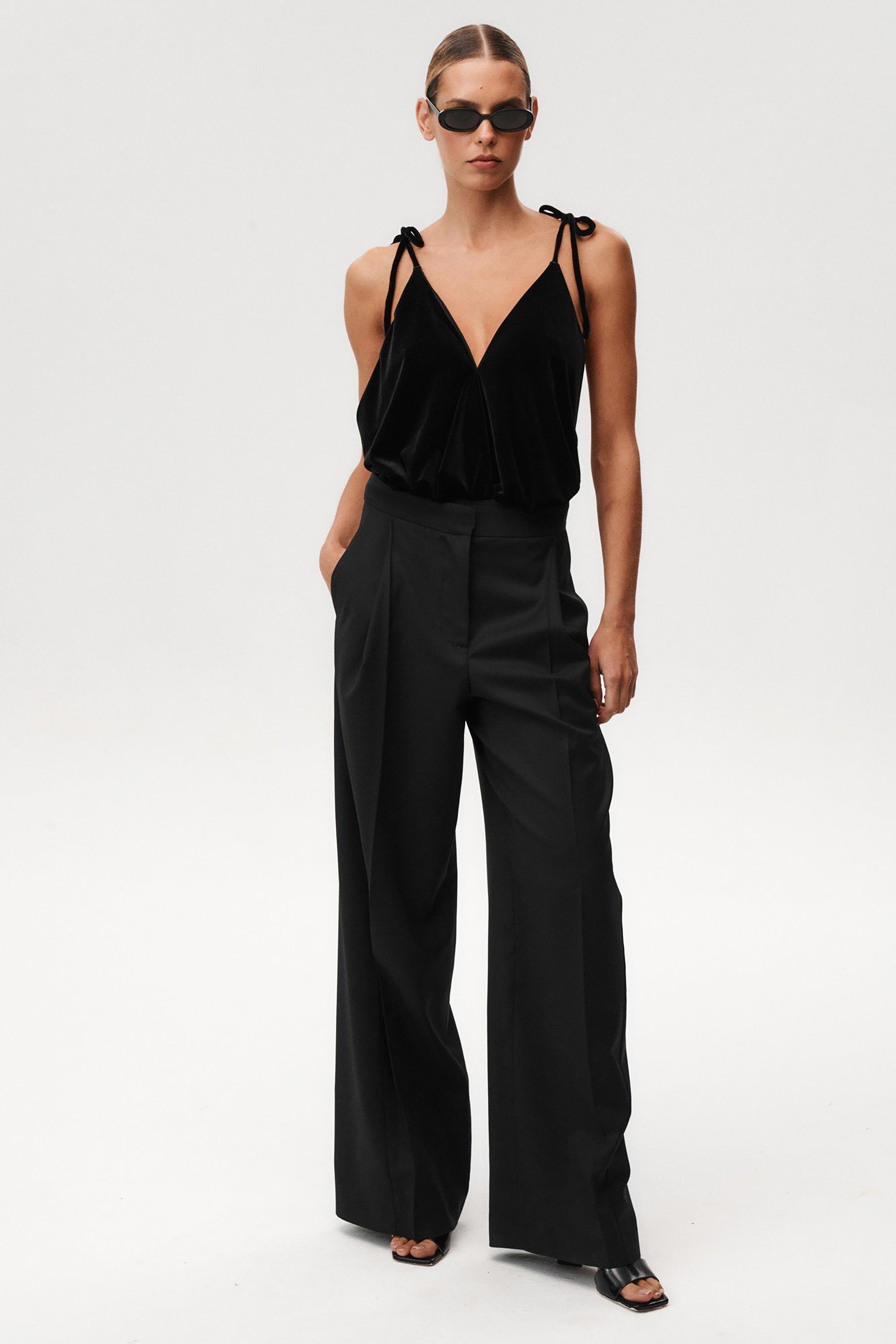 Once in a Blue Moon Bodysuit - Black