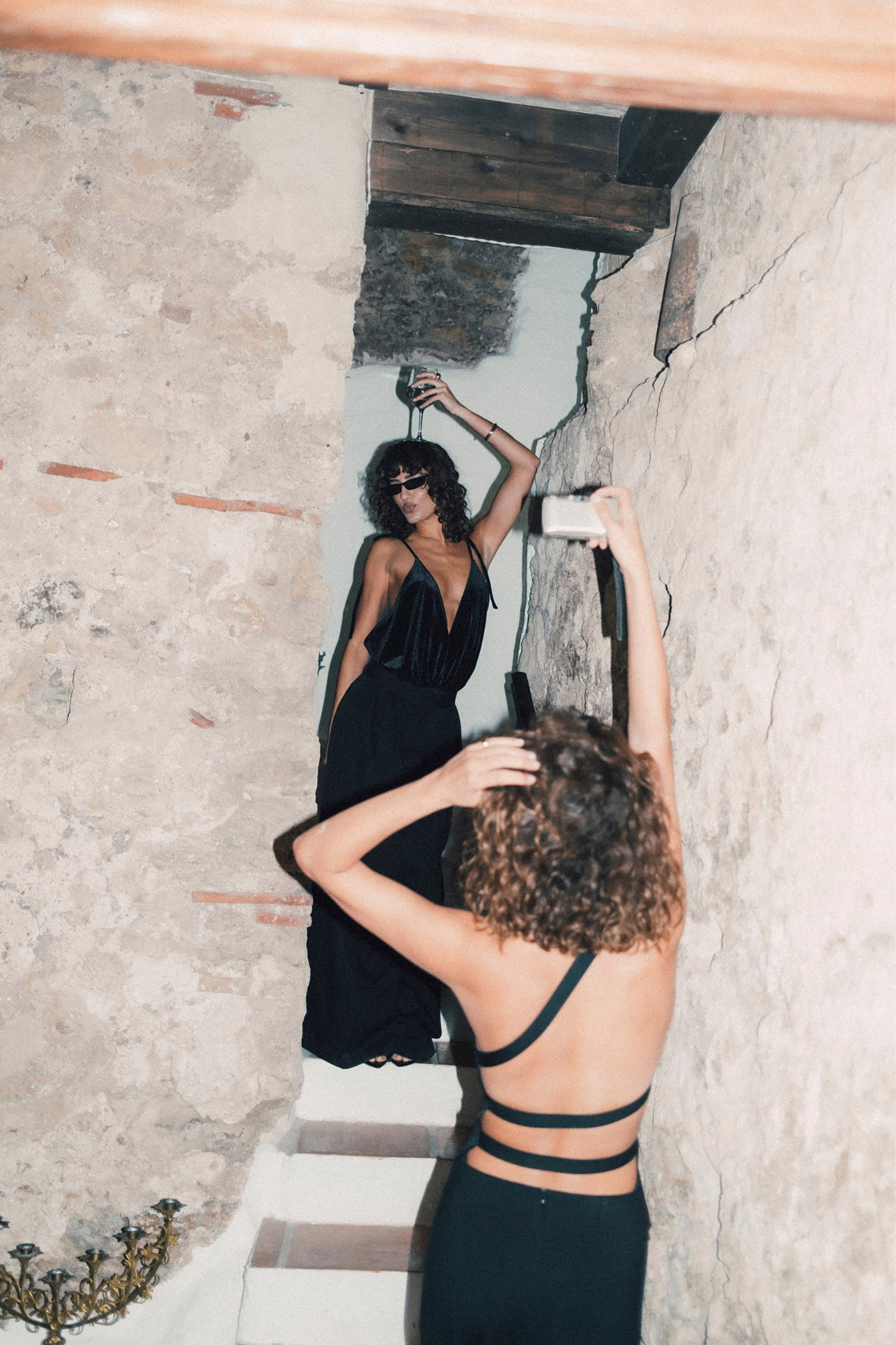Once in a Blue Moon Bodysuit - Black