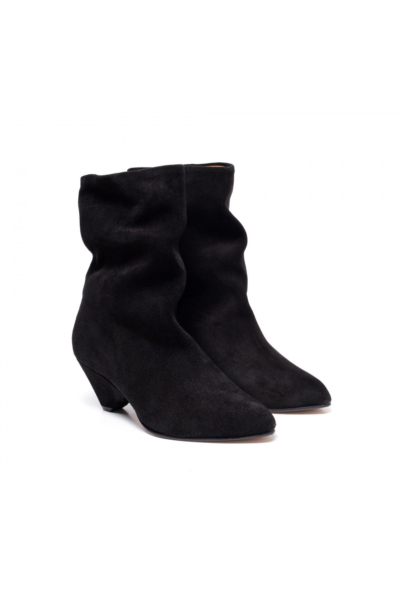 Vully 50 Triangle Calf Suede Boot - Black