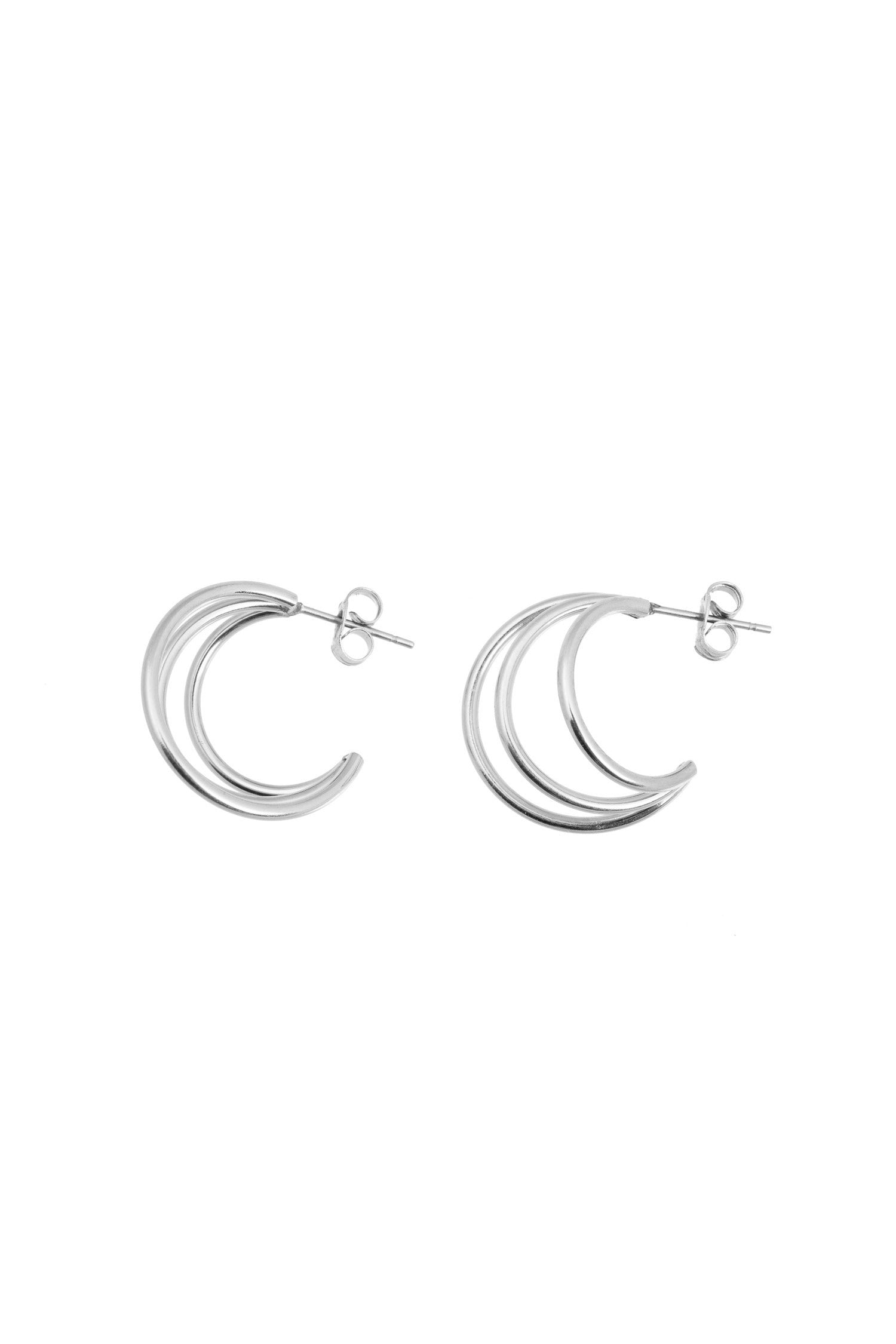 Wire Earrings - Silver