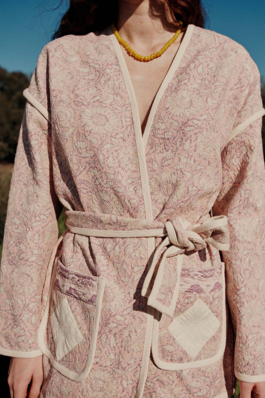 Jacket Marceau - Pink Daisy Garden